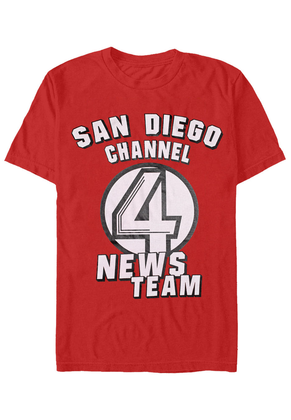 Anchorman - San Diego Channel 4 Red - T-Shirt | Neutral-Image