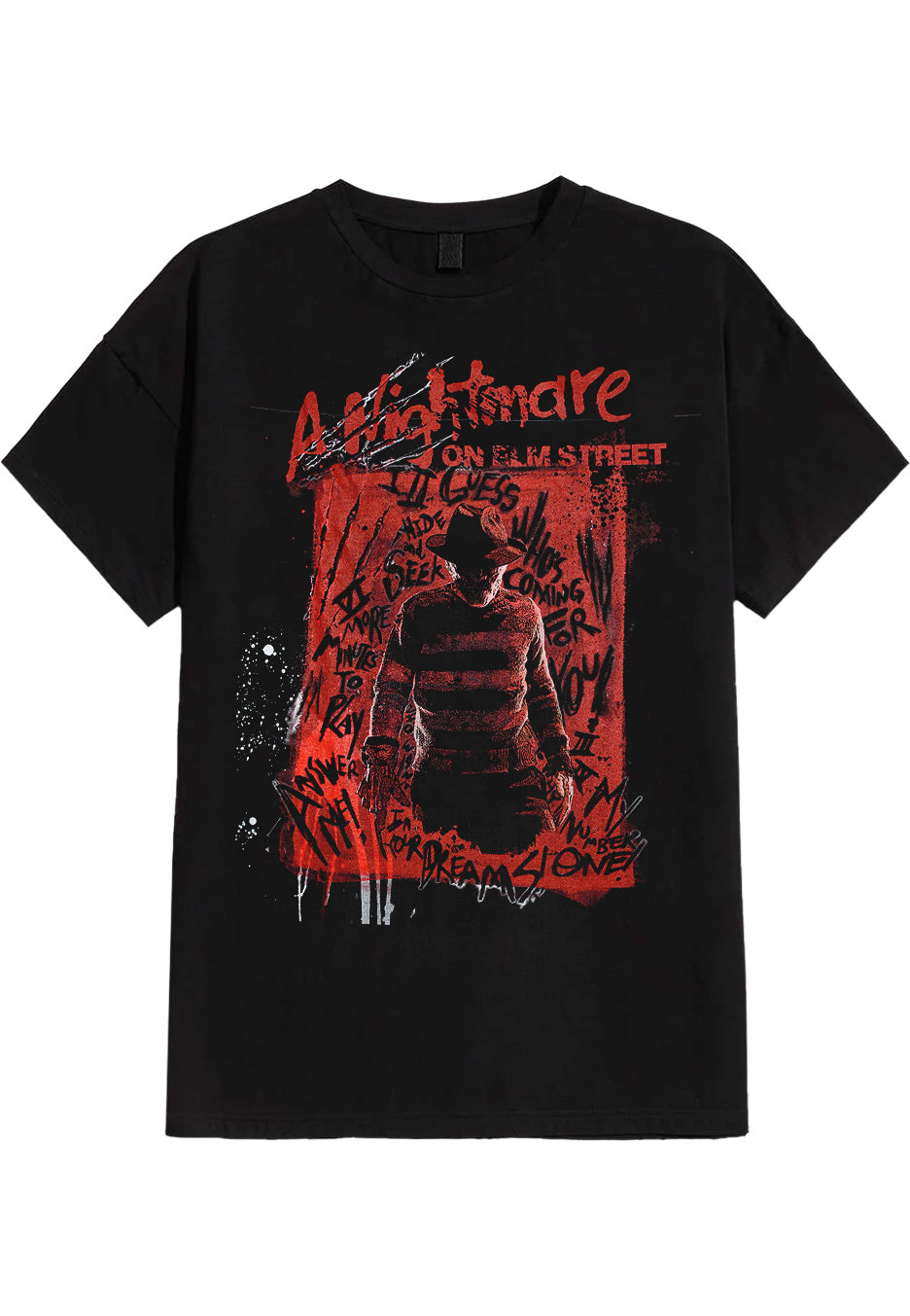 A Nightmare On Elm Street - Freddy Silhouette - T-Shirt | Neutral-Image