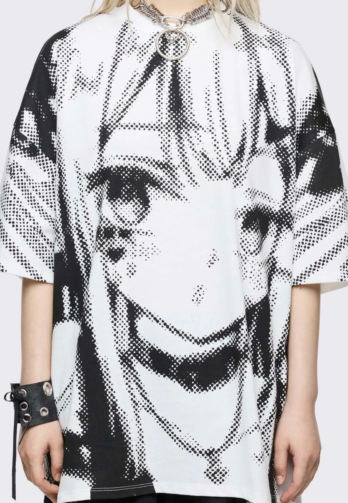 Minga London - Anime Cutie White - T-Shirt | Women-Image
