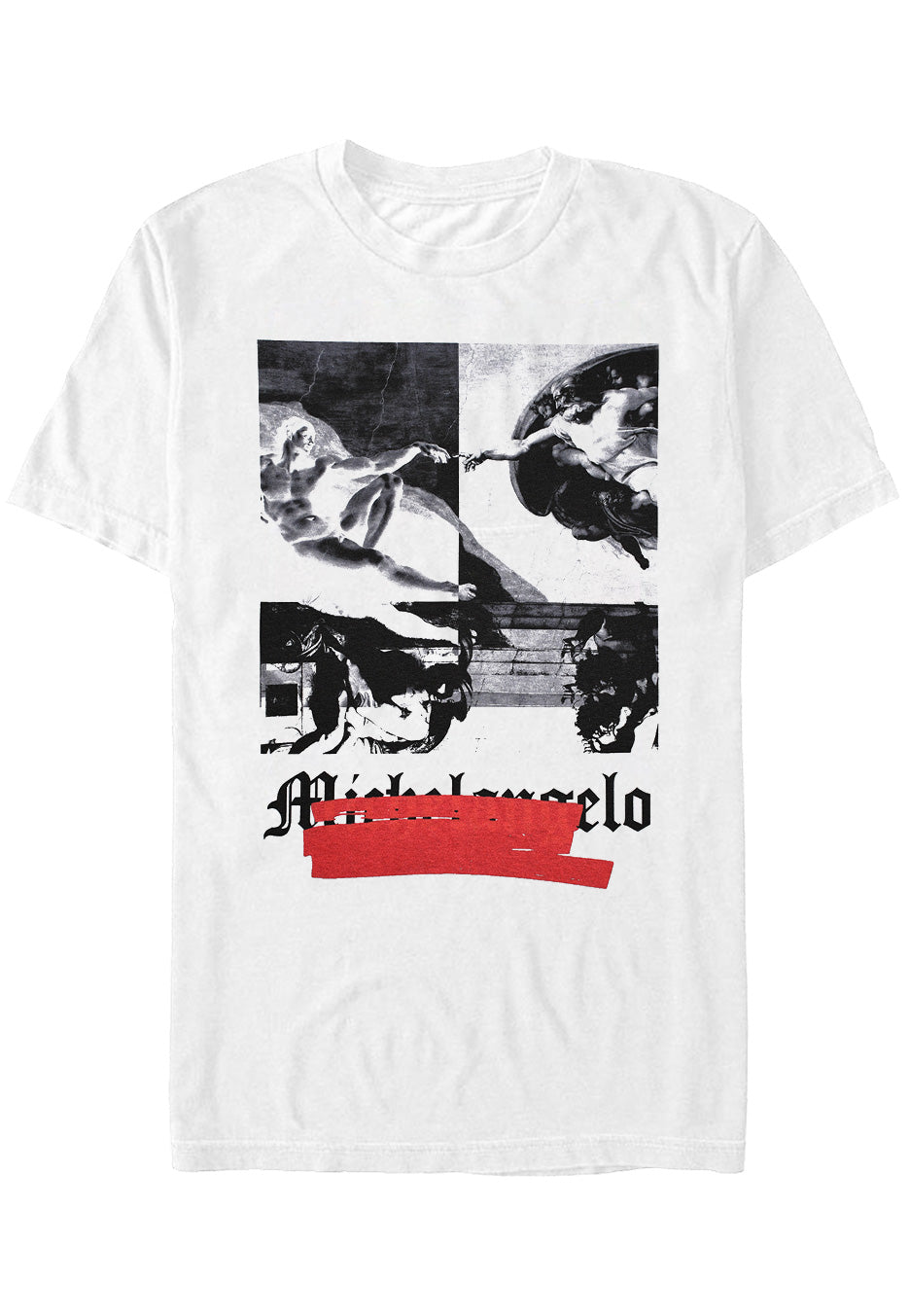 Art - Michelangelo Negative White - T-Shirt | Neutral-Image