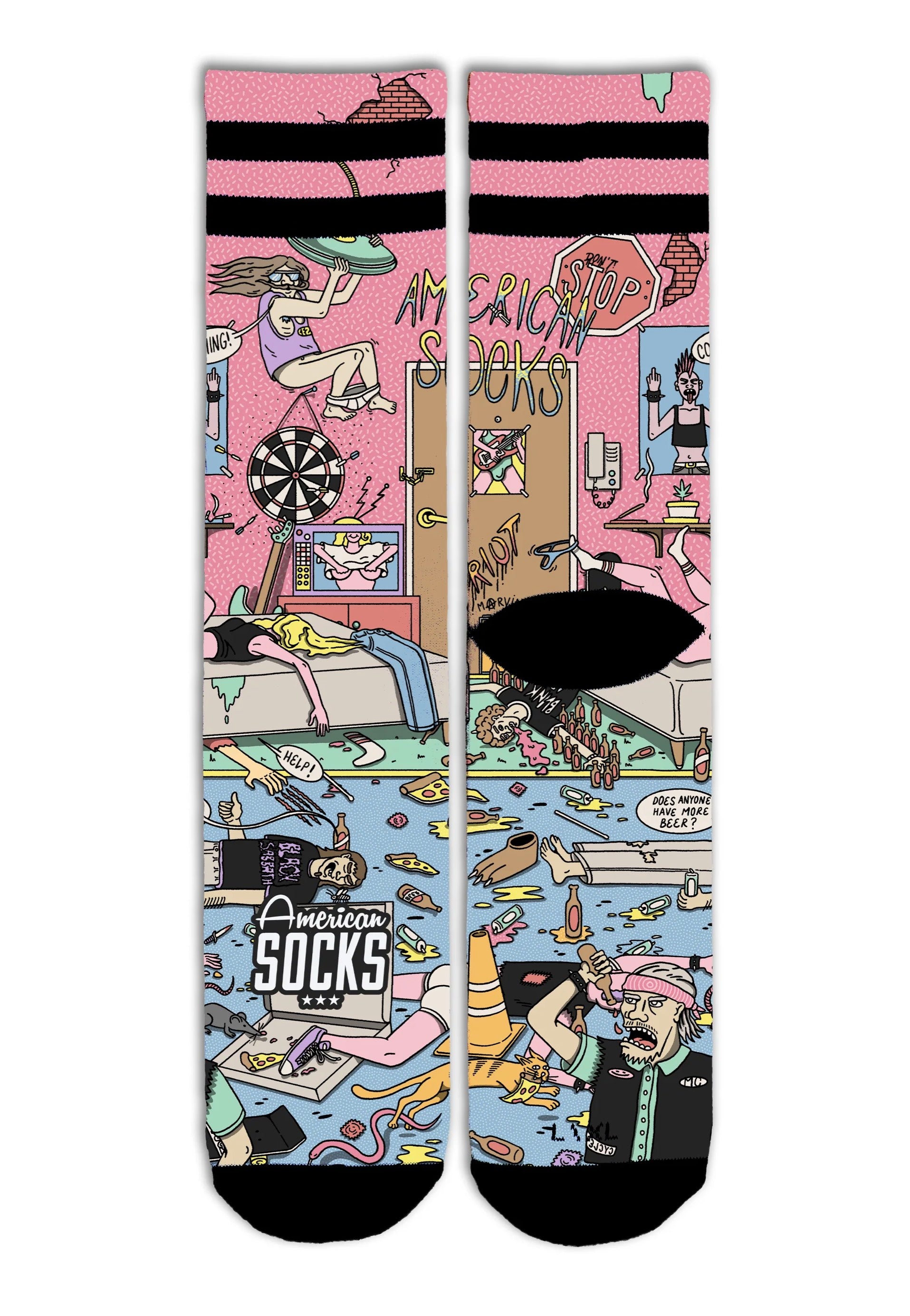 American Socks - American Pie Mid High - Socks | Neutral-Image