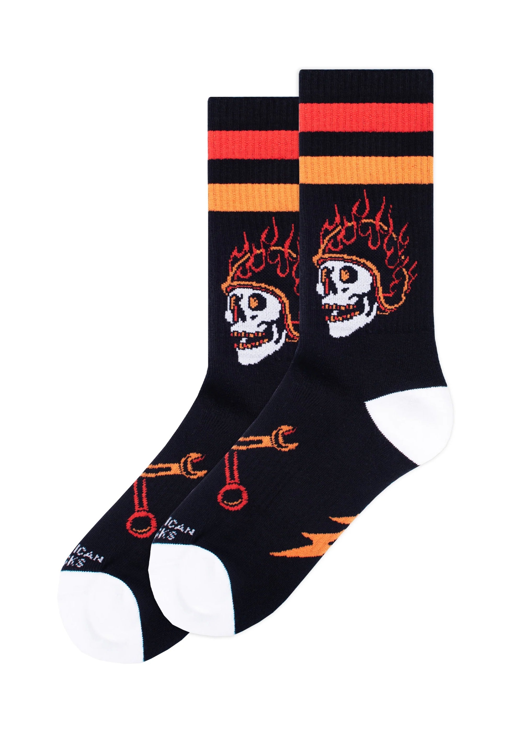 American Socks - Piston Rebels Mid High - Socks | Neutral-Image