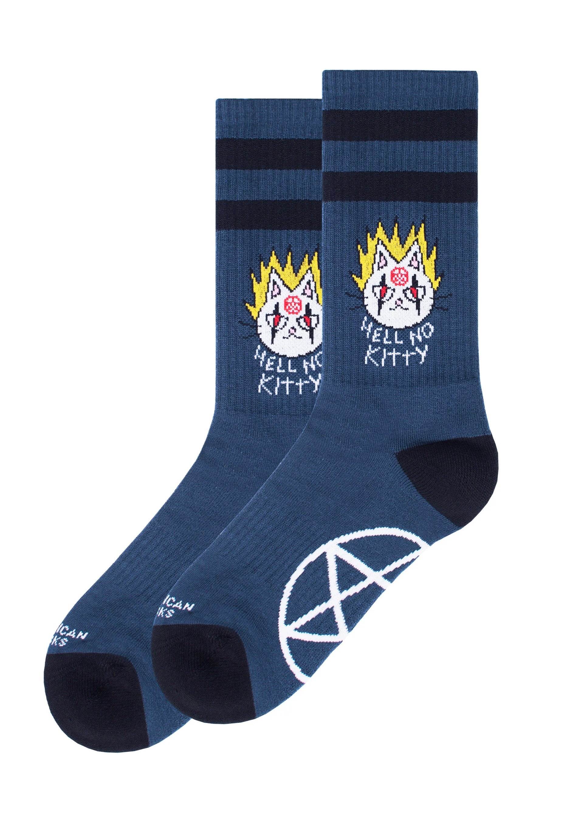 American Socks - Hell No Kitty Mid High - Socks | Neutral-Image