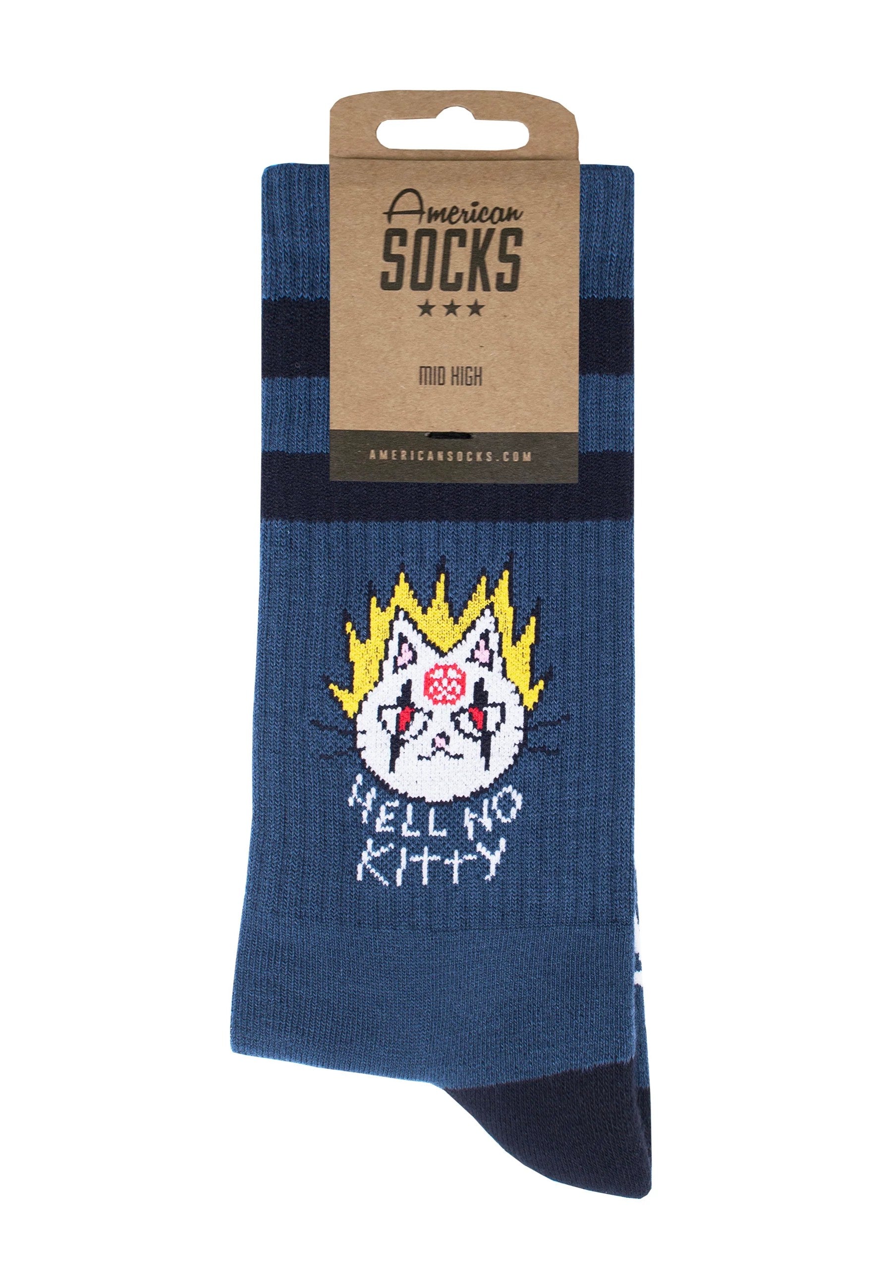 American Socks - Hell No Kitty Mid High - Socks | Neutral-Image
