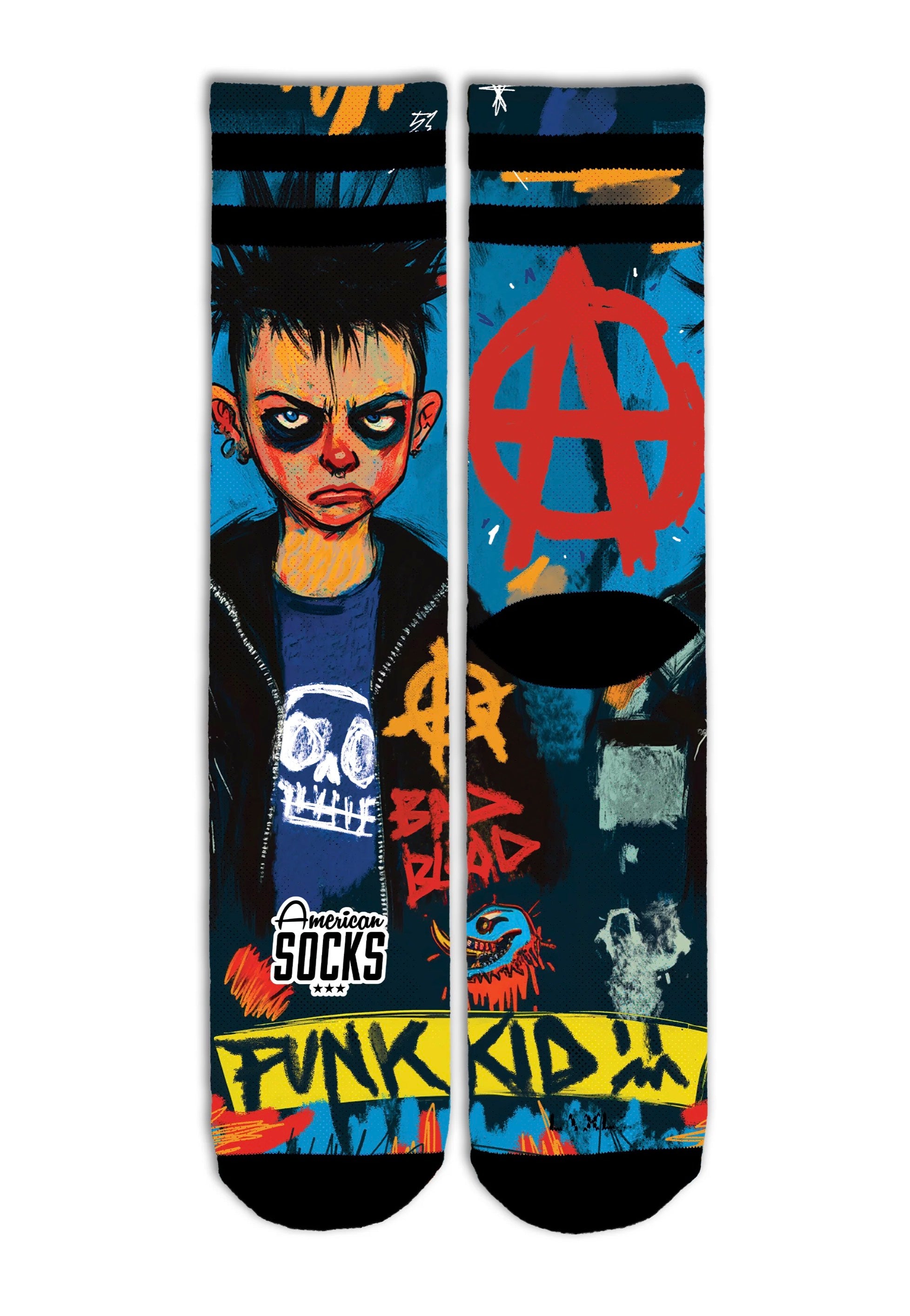 American Socks - Youth Renegade Mid High - Socks | Neutral-Image