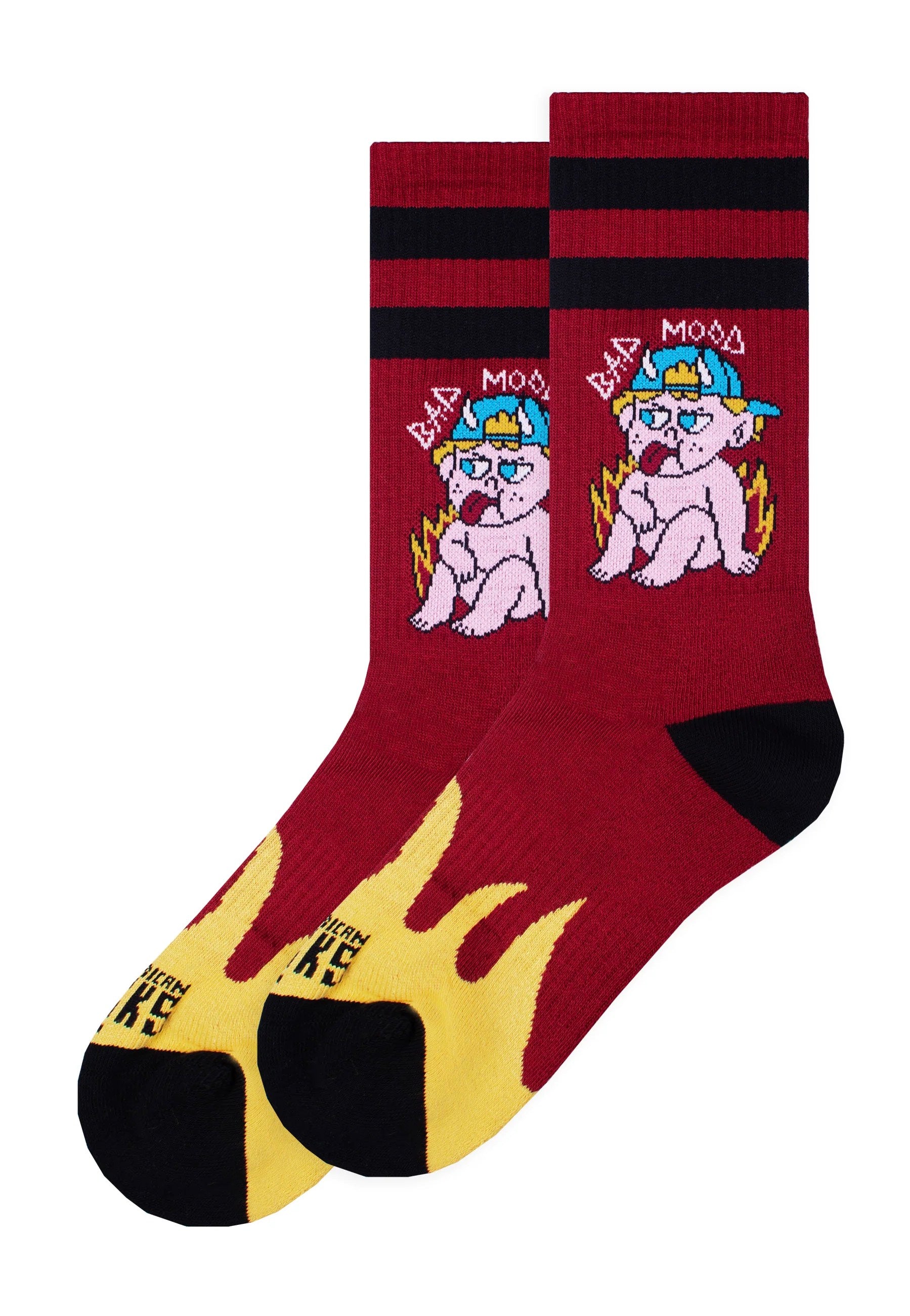 American Socks - Bad Mood Mid High - Socks | Neutral-Image