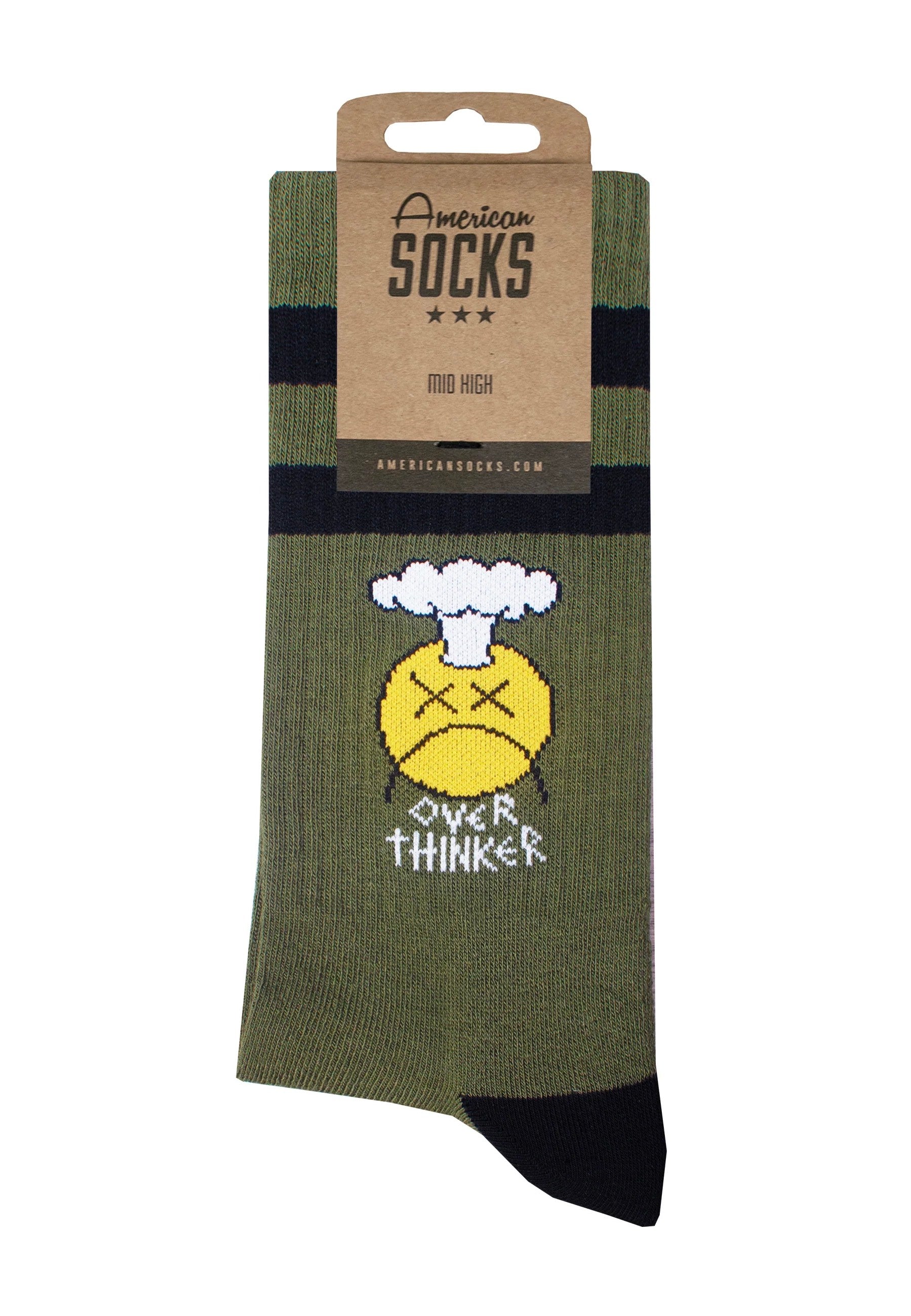 American Socks - Over Thinker Mid High - Socks | Neutral-Image