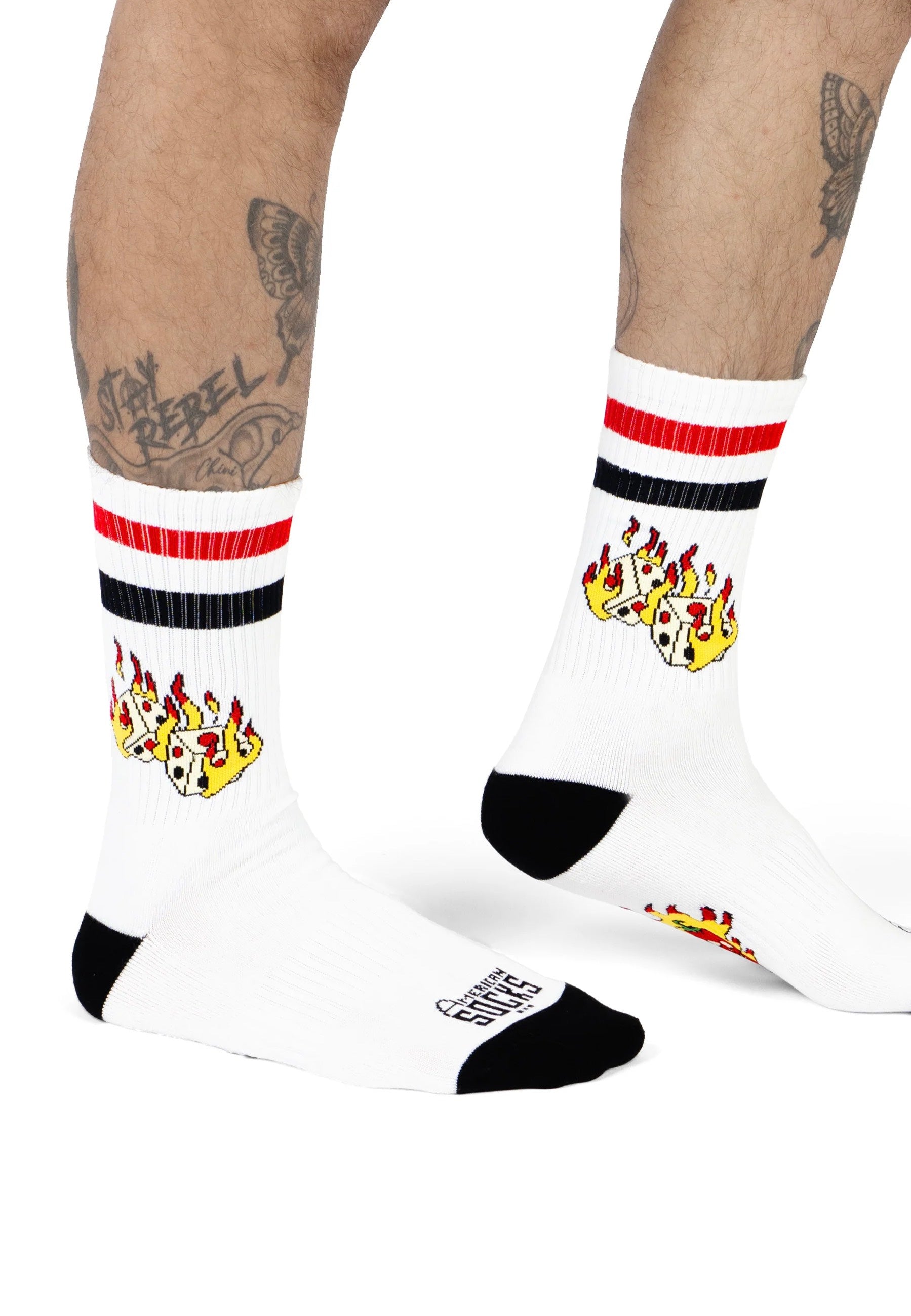 American Socks - Roll The Dice Mid High - Socks | Neutral-Image