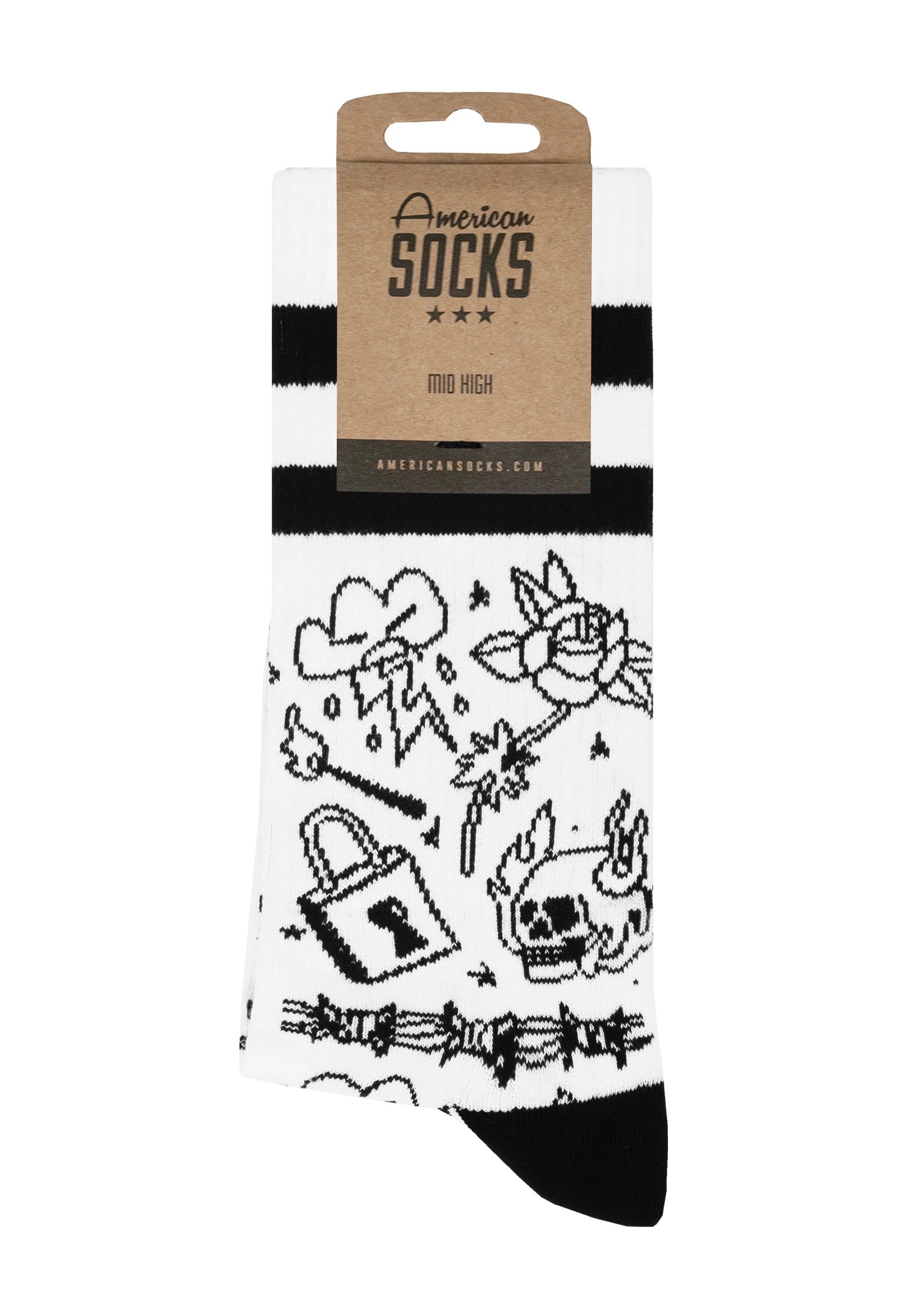 American Socks - Burning Rage Mid High - Socks | Neutral-Image