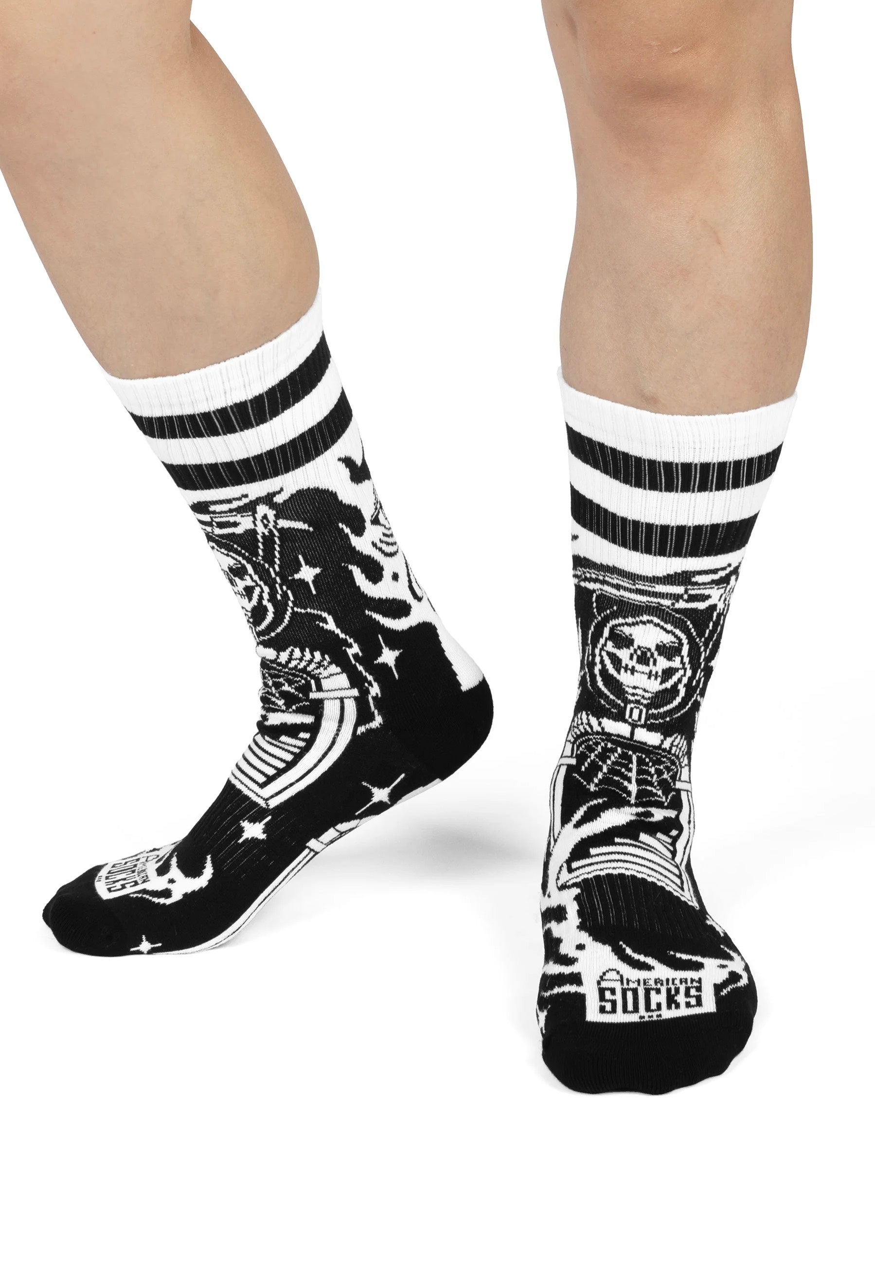 American Socks - Death's Door Mid High - Socks | Neutral-Image