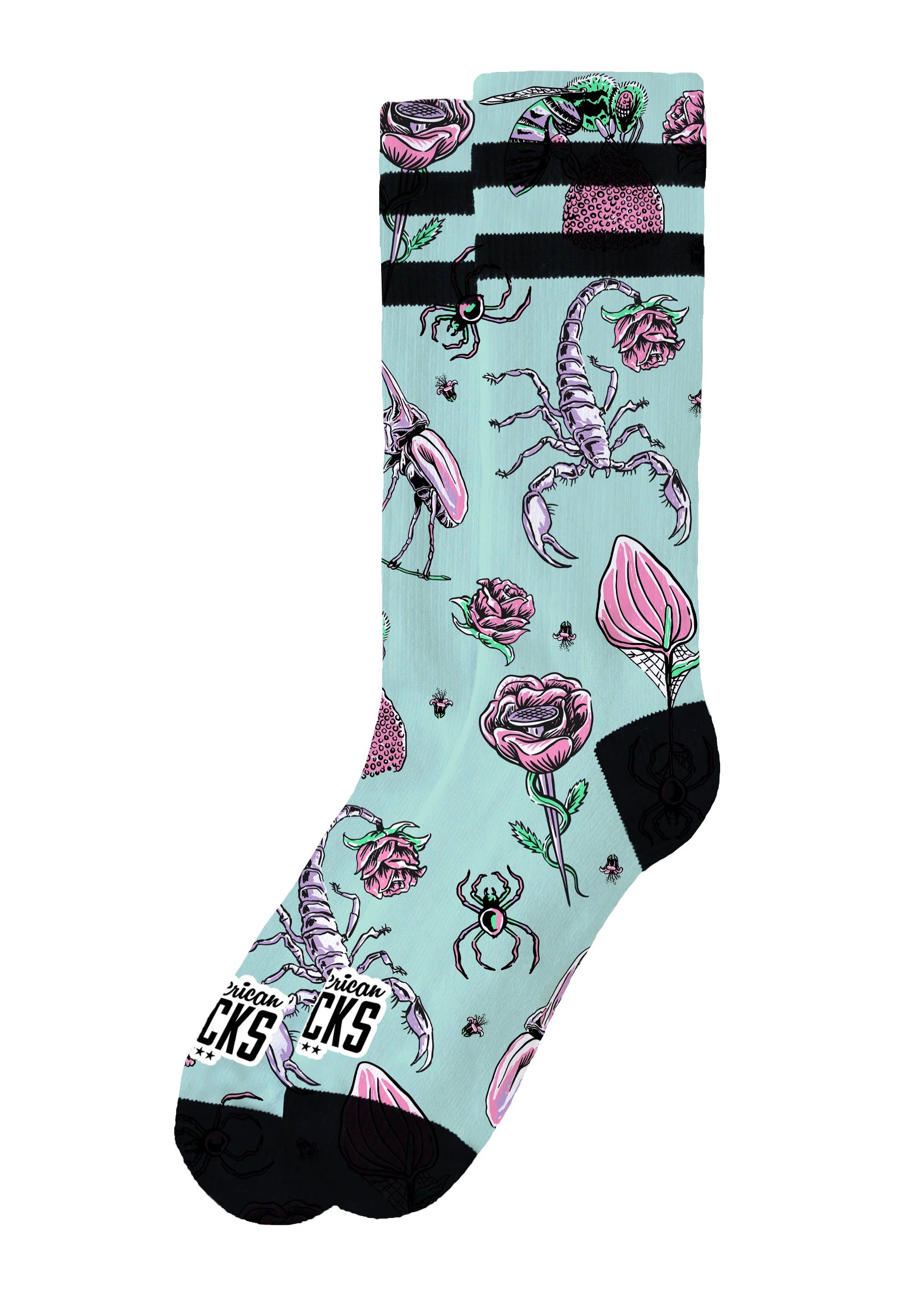 American Socks - Venom Garden Mid High - Socks | Neutral-Image