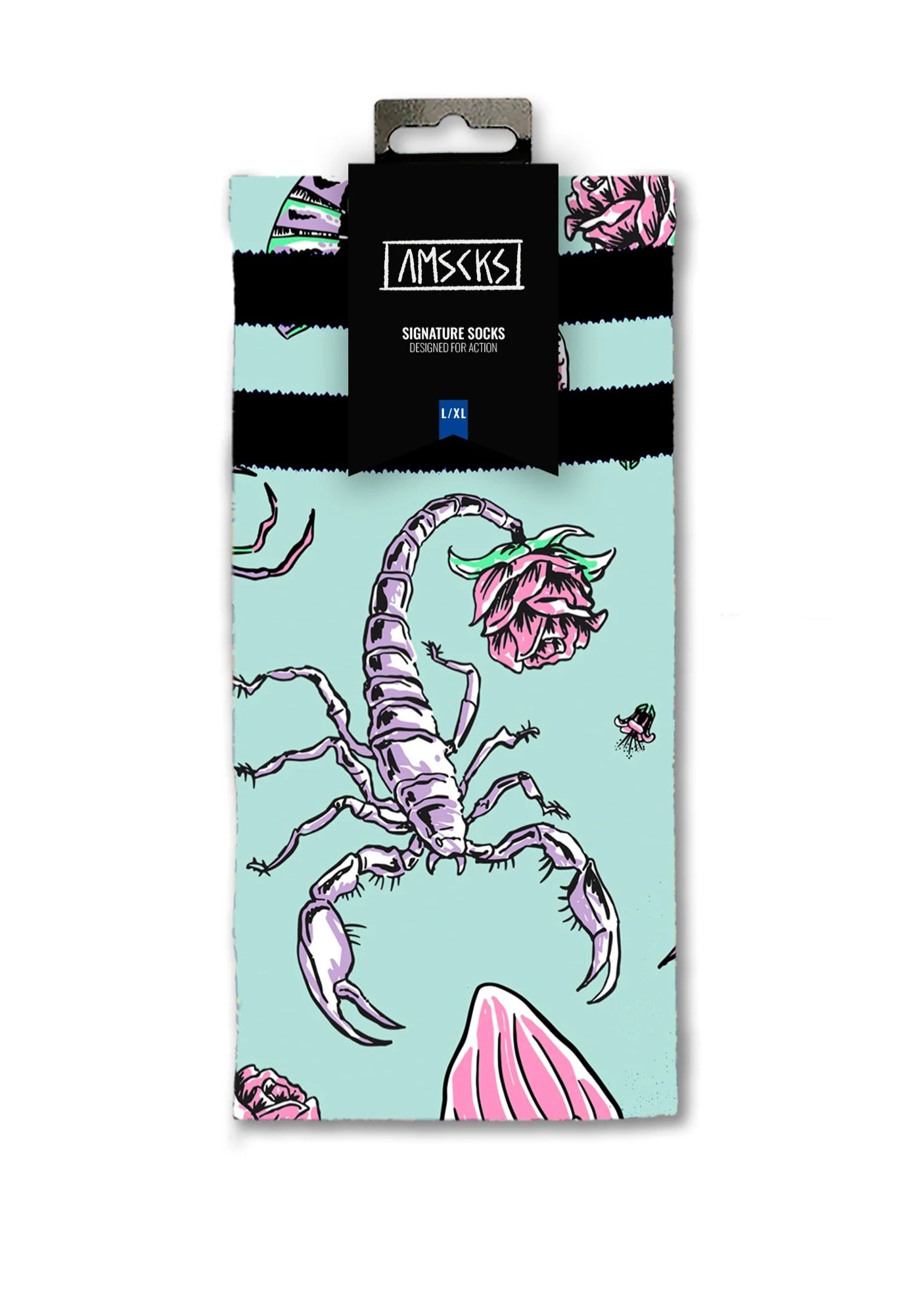 American Socks - Venom Garden Mid High - Socks | Neutral-Image