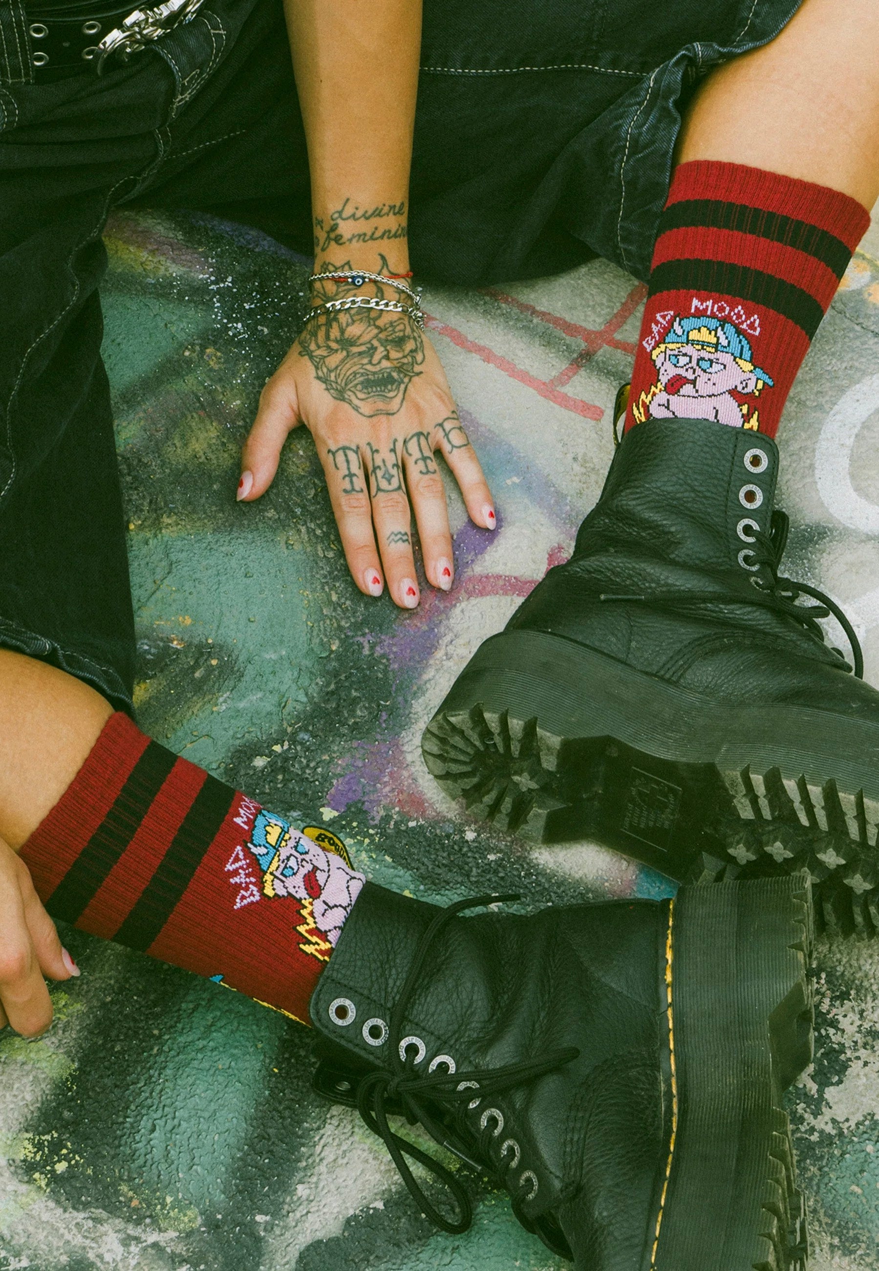 American Socks - Bad Mood Mid High - Socks | Neutral-Image