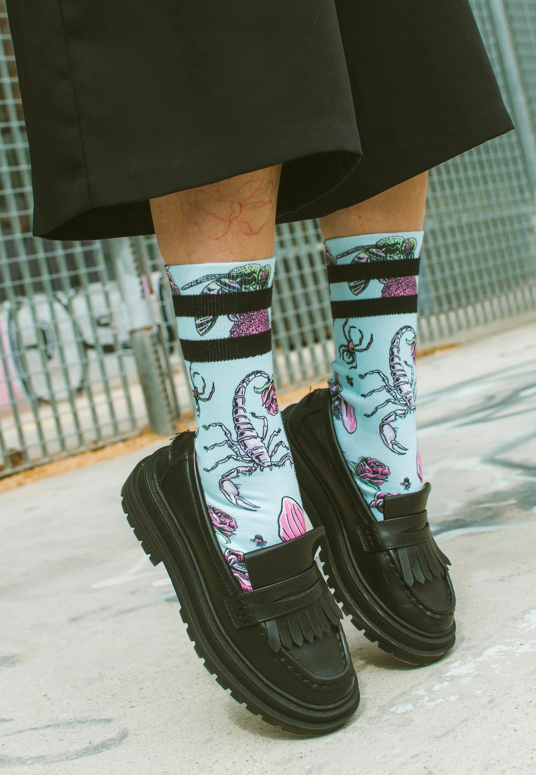 American Socks - Venom Garden Mid High - Socks | Neutral-Image
