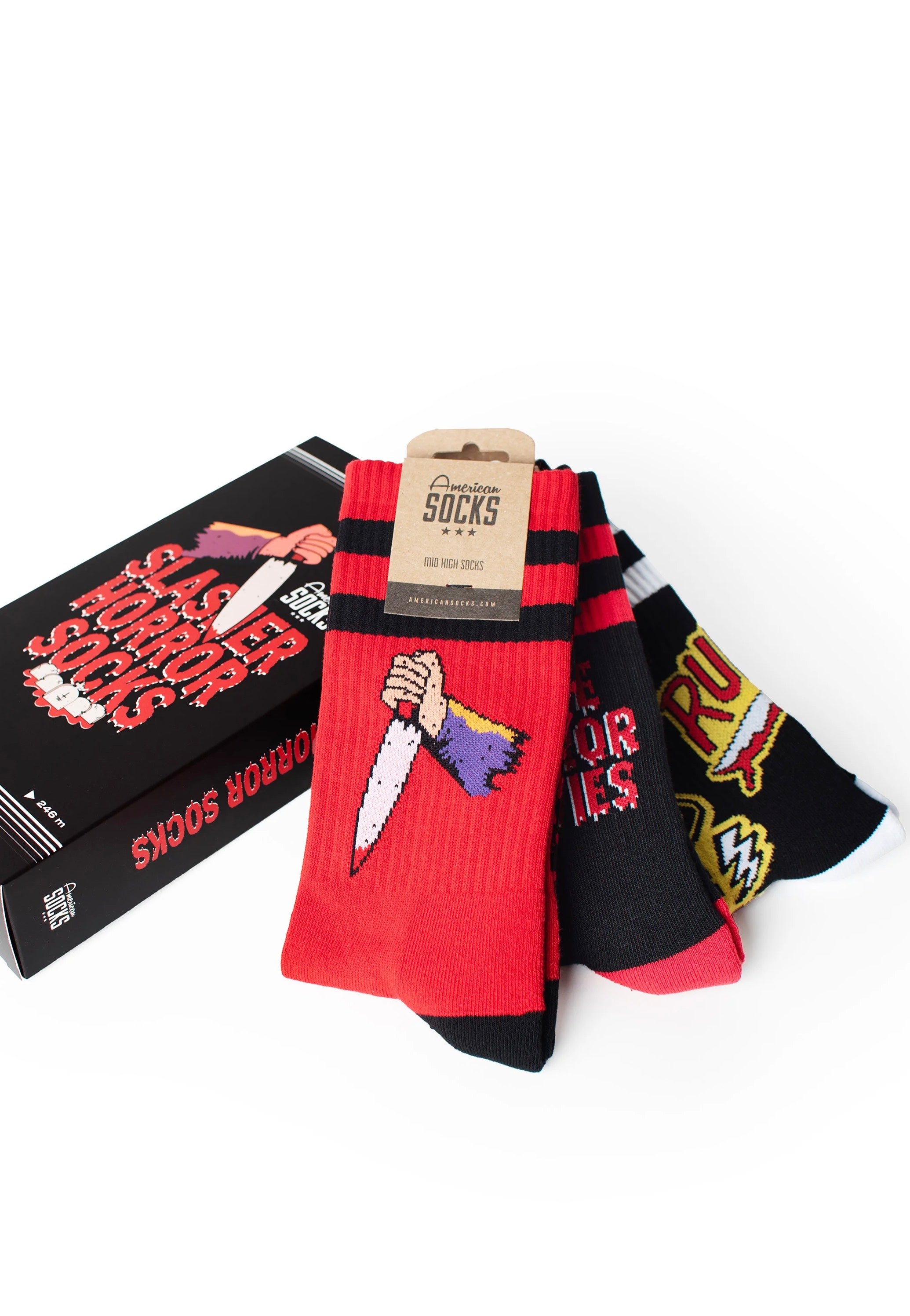 American Socks - Slasher VHS - Gift Box | Neutral-Image