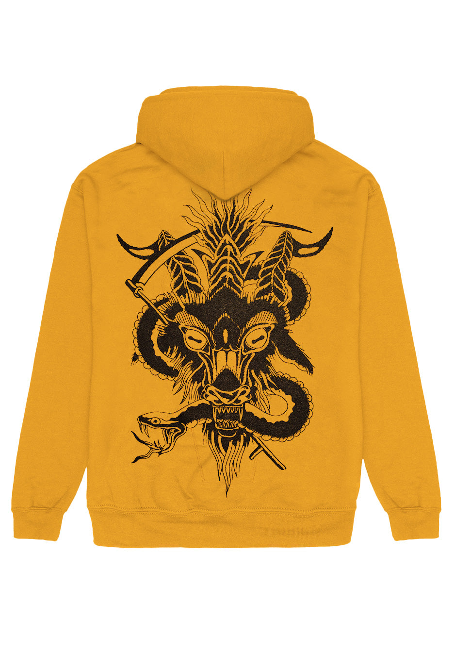 Attila - Goat Snake Gold - Hoodie | Neutral-Image