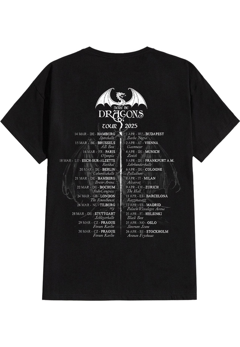 Avantasia - Creepshow Tour 2025 - T-Shirt | Neutral-Image