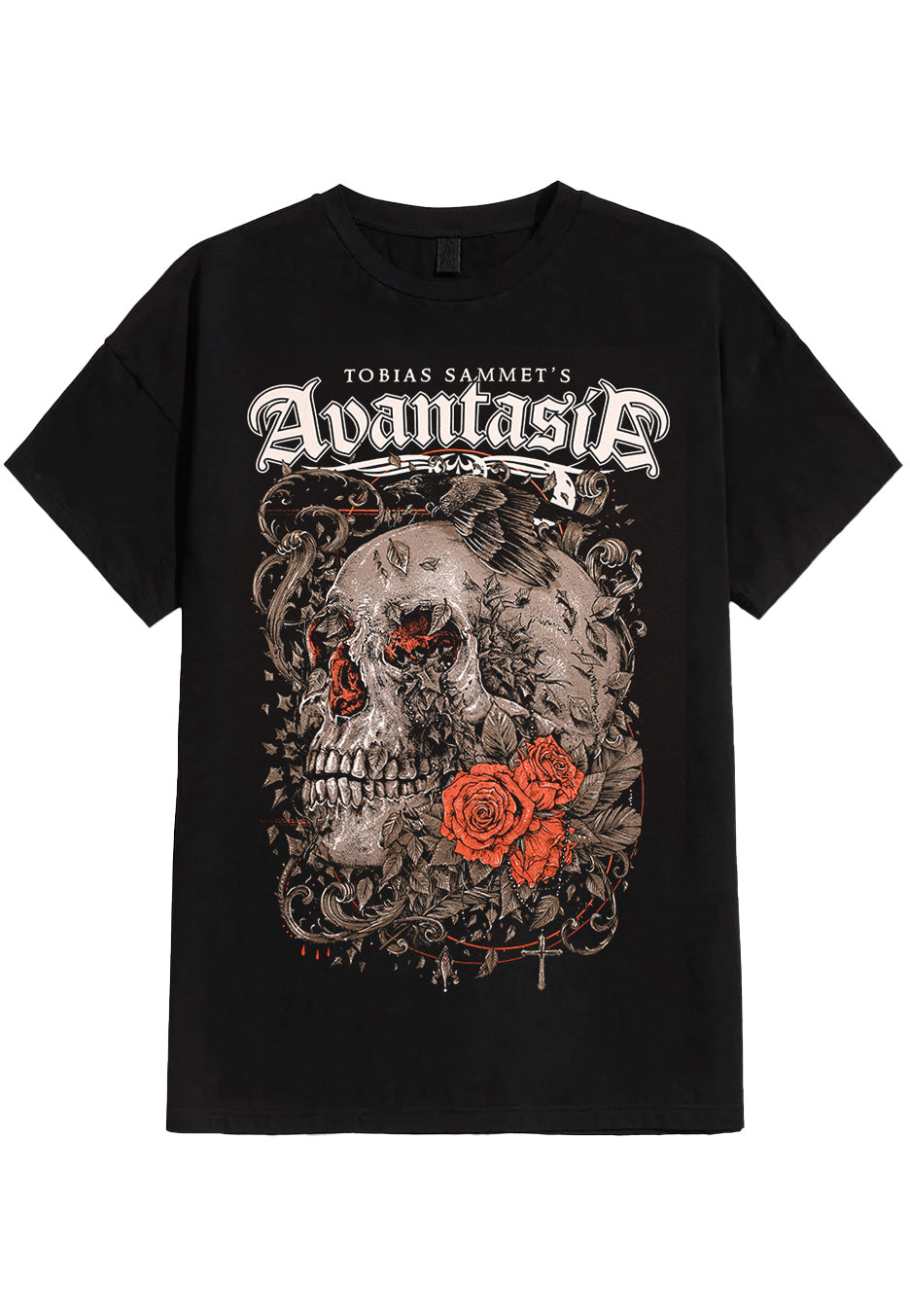 Avantasia - Skull Roses - T-Shirt | Neutral-Image