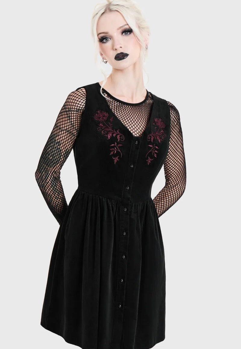 Killstar Avery's Reign Mini Black Vestido