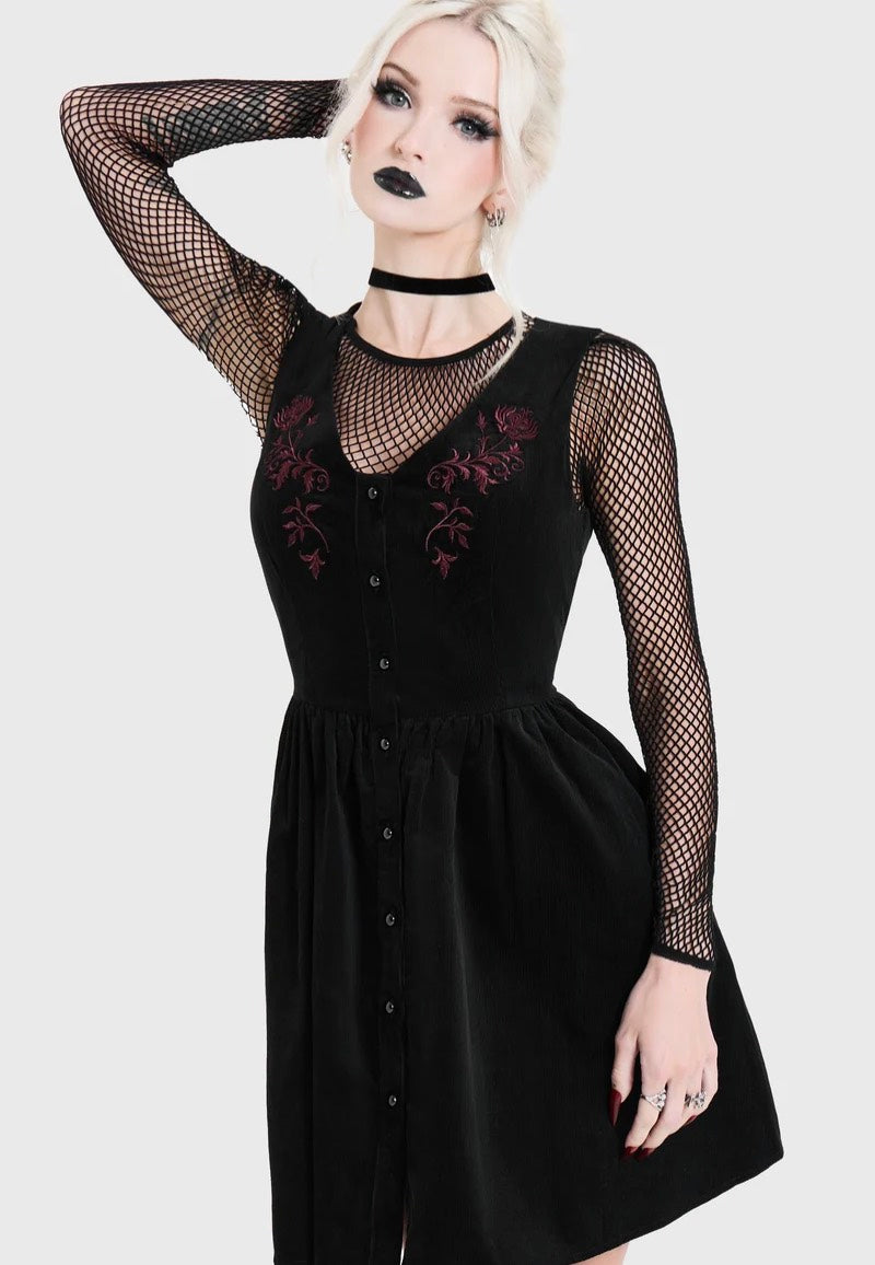 Killstar Avery's Reign Mini Black Vestido