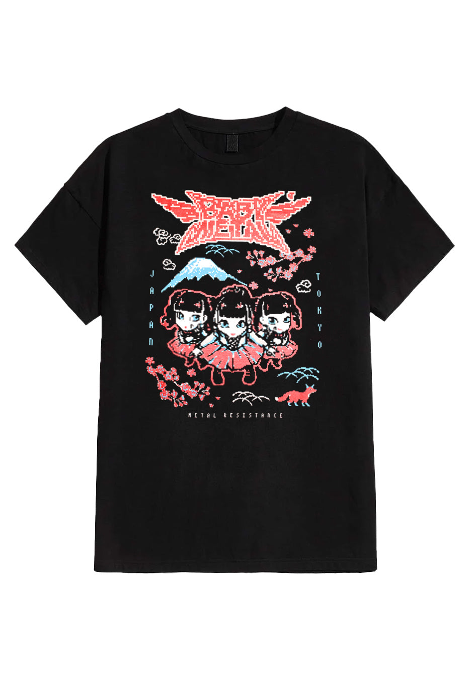 Babymetal Pixel Tokyo T Shirt Nuclear Blast