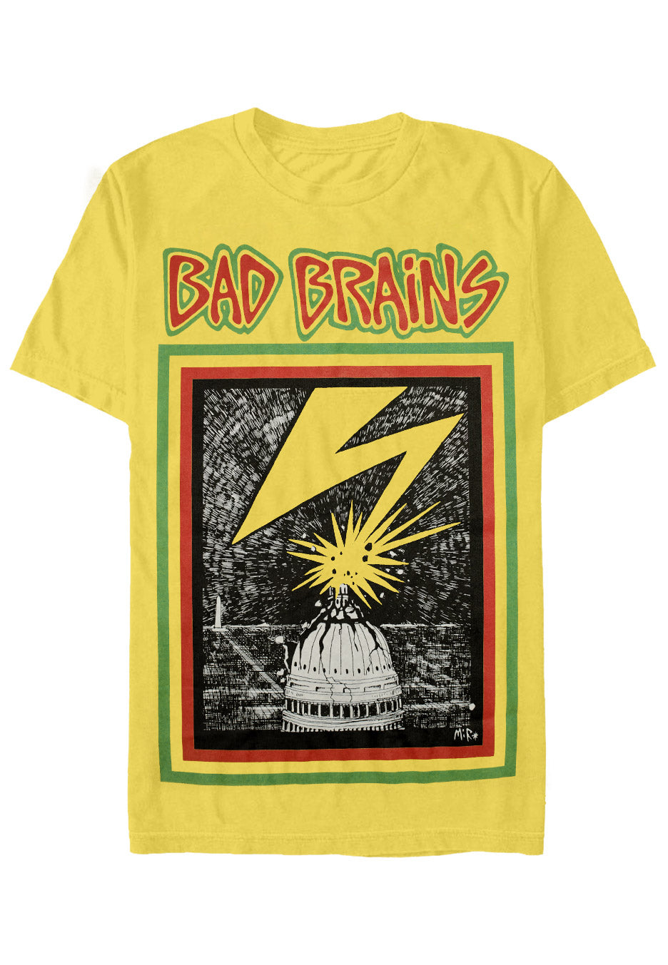 Bad Brains - Bad Brains Yellow - T-Shirt | Nuclear Blast