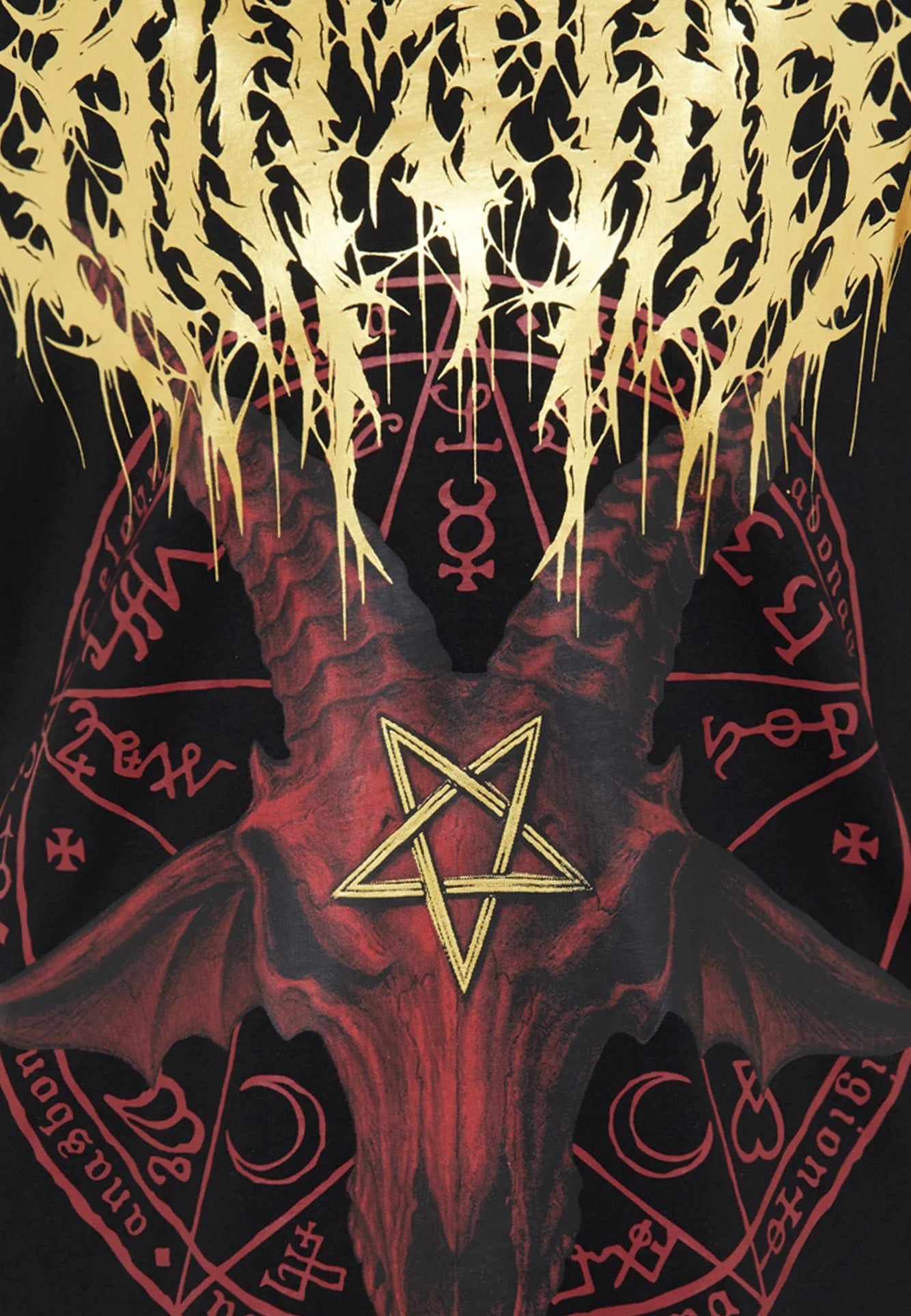 Killstar x Alchemy England - Baphomet Zisurrû Black - T-Shirt | Men-Image