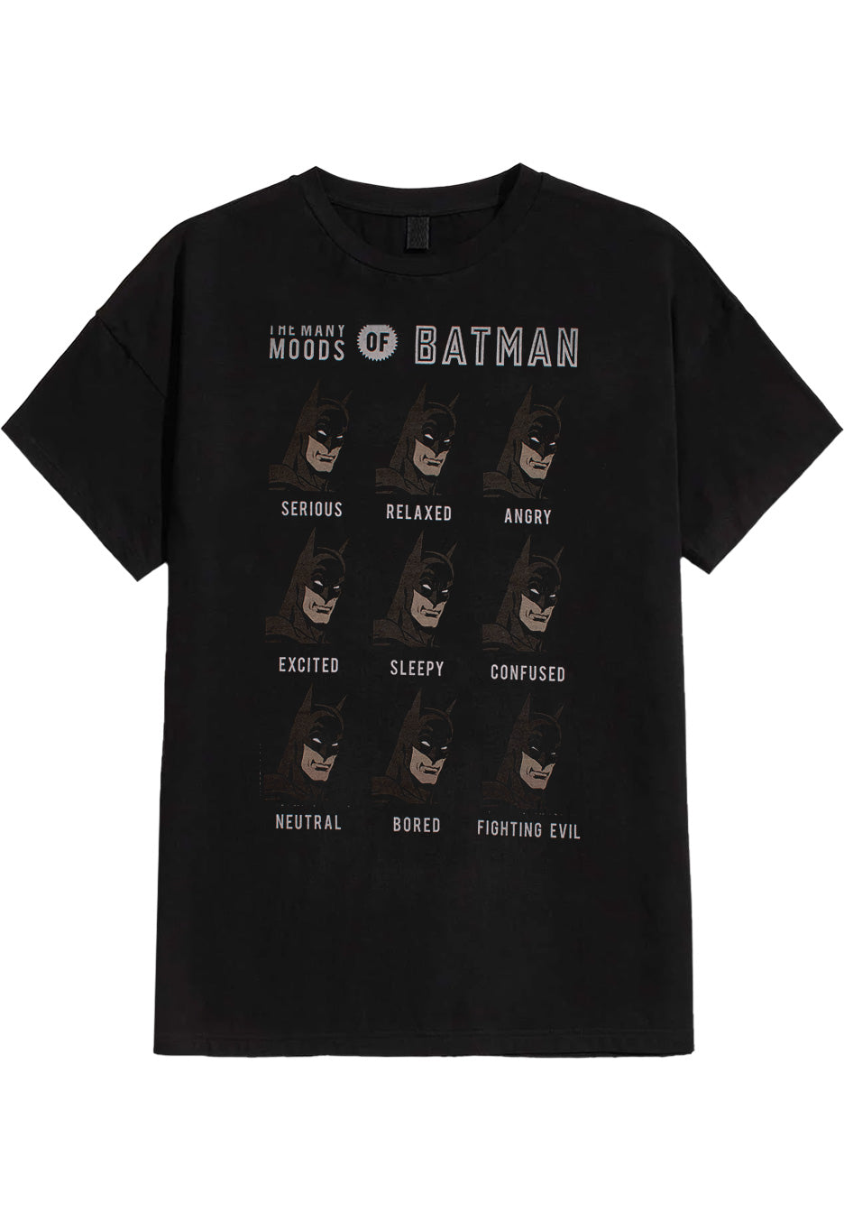 Batman - The Many Moods Of Batman - T-Shirt | Neutral-Image