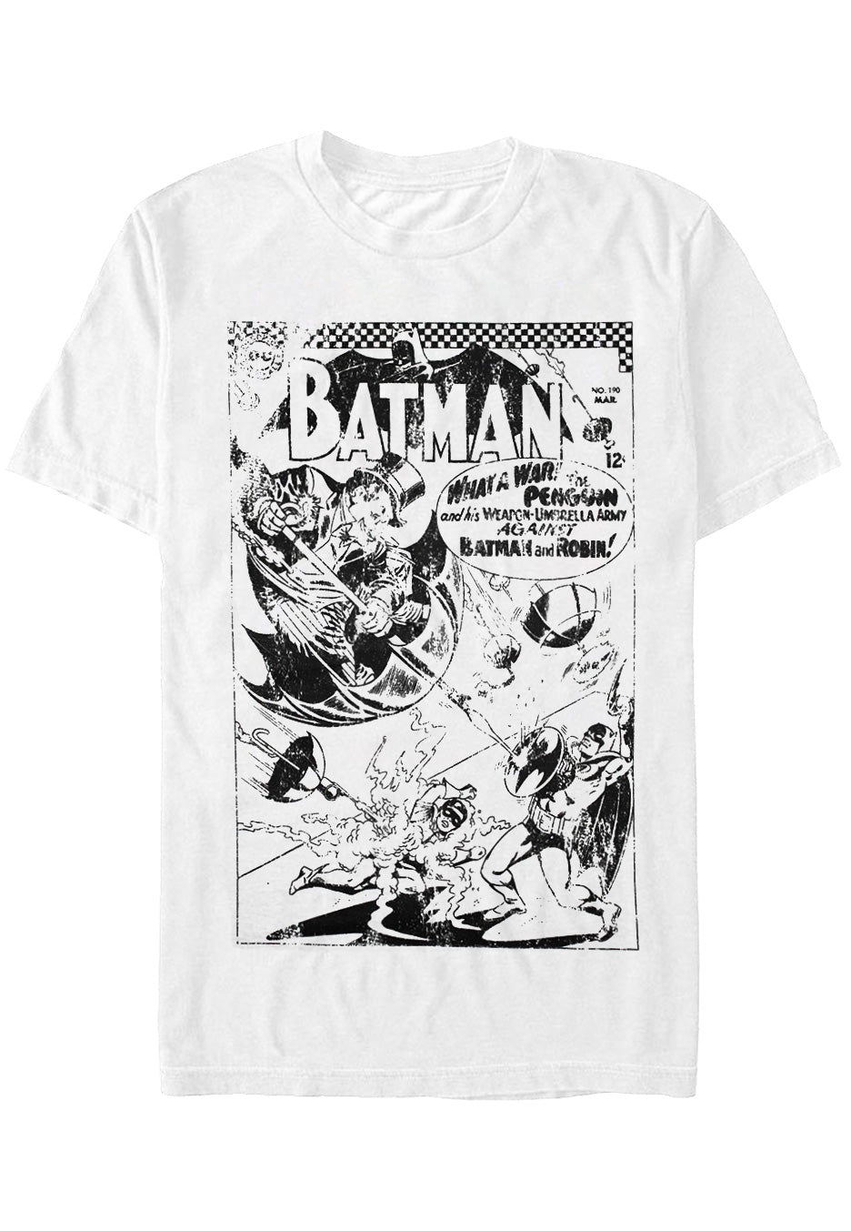 Batman - Umbrella Army Distressed White - T-Shirt | Nuclear Blast