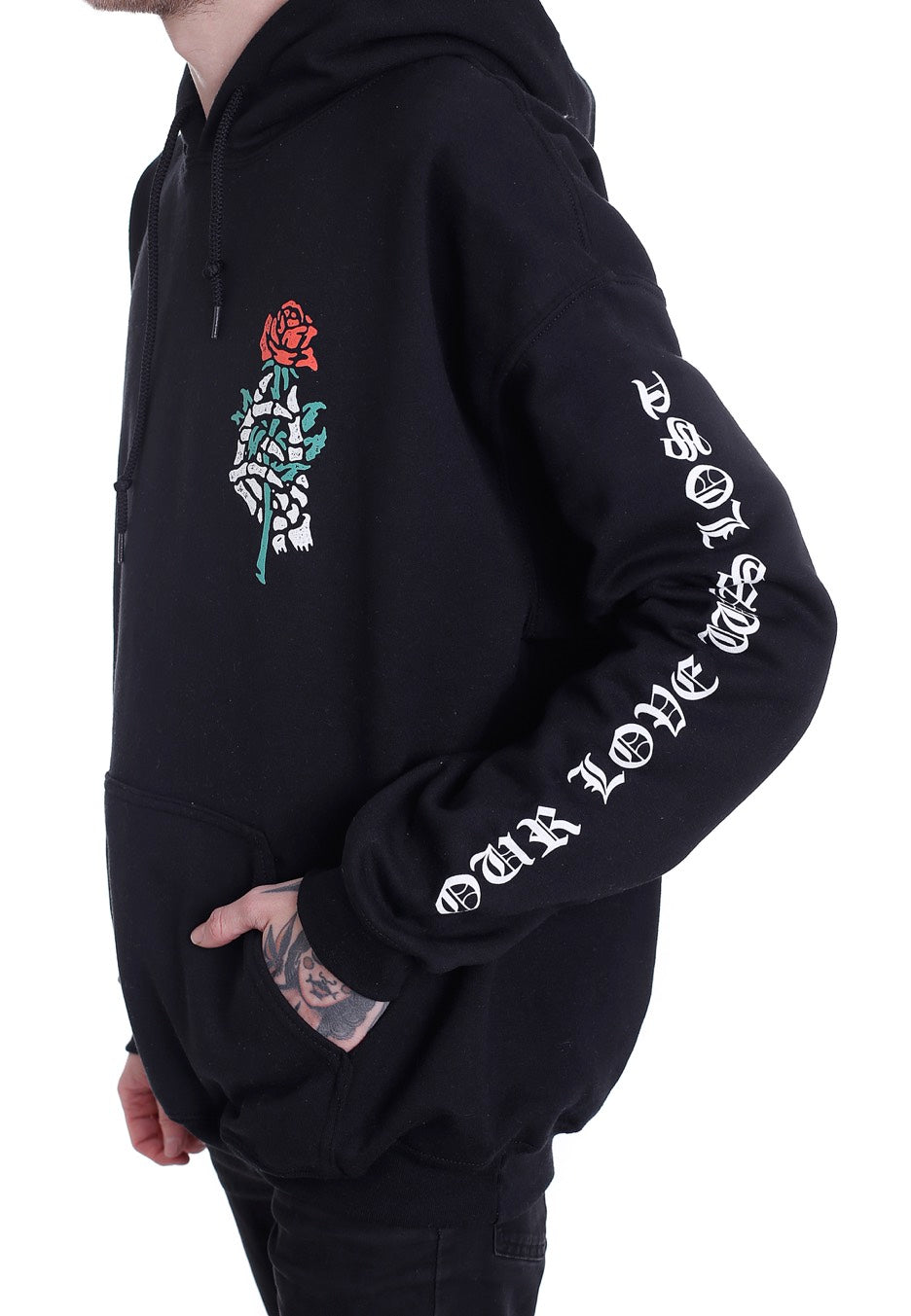 Being As An Ocean - Skeleton Rose - Hoodie | Men-Image