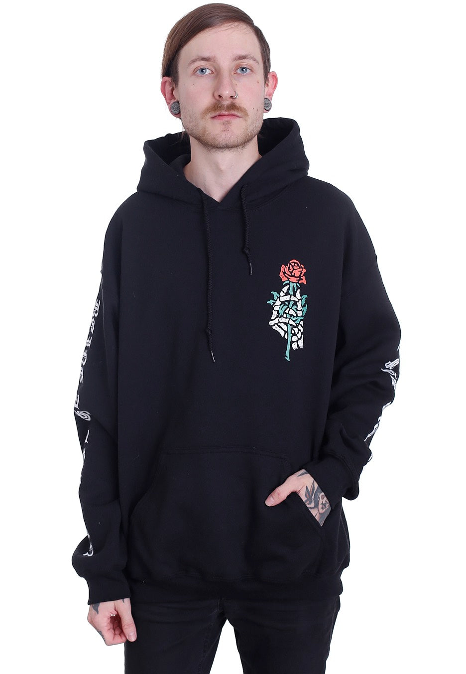 Being As An Ocean - Skeleton Rose - Hoodie | Men-Image