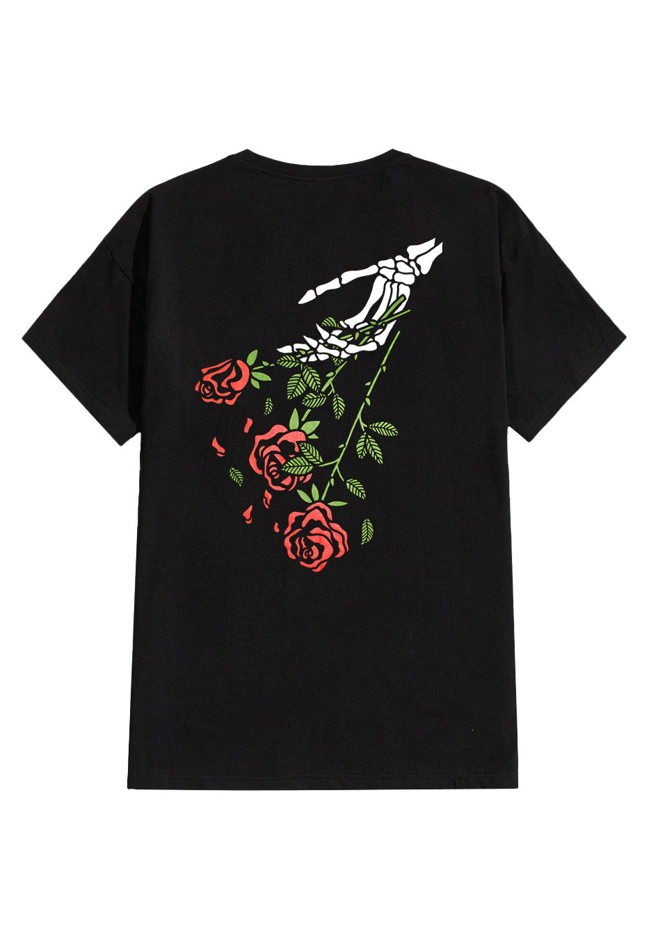 Being As An Ocean - Skeleton Roses Embroidered - T-Shirt