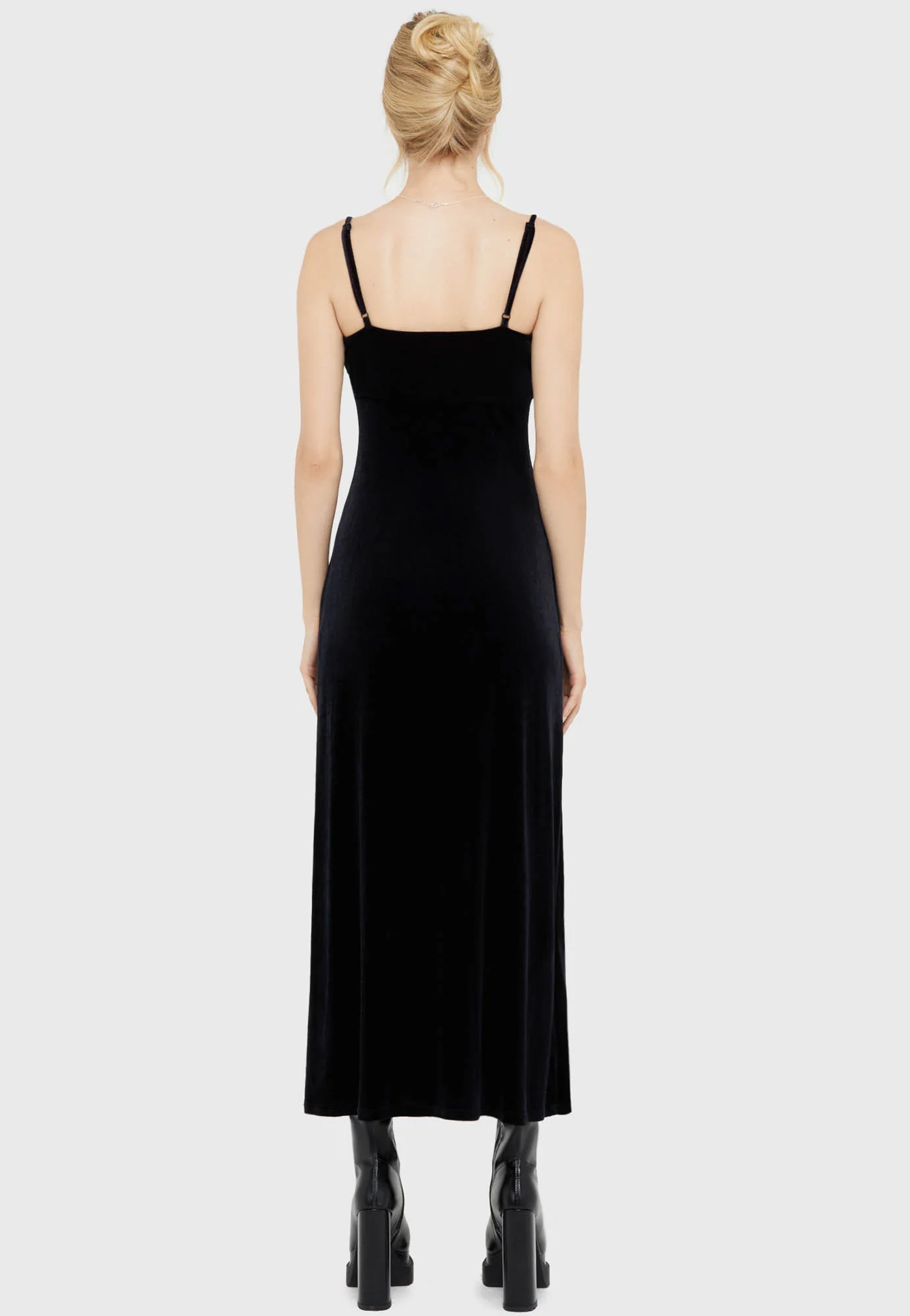 Killstar - Beneath The Sky Slip Black - Dress | Women-Image