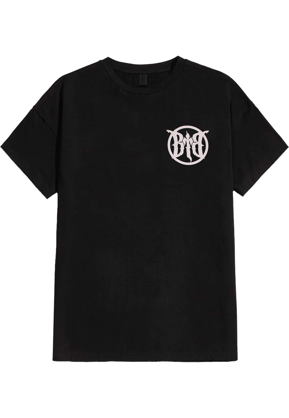 Beyond The Black - White Raven Puffprint - T-Shirt | Neutral-Image