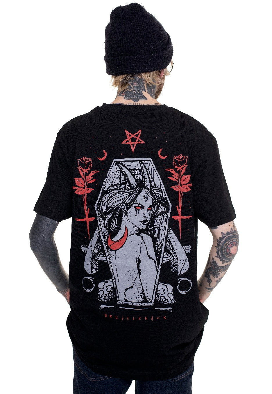 Brutal Knack - Occult Lady Black - T-Shirt