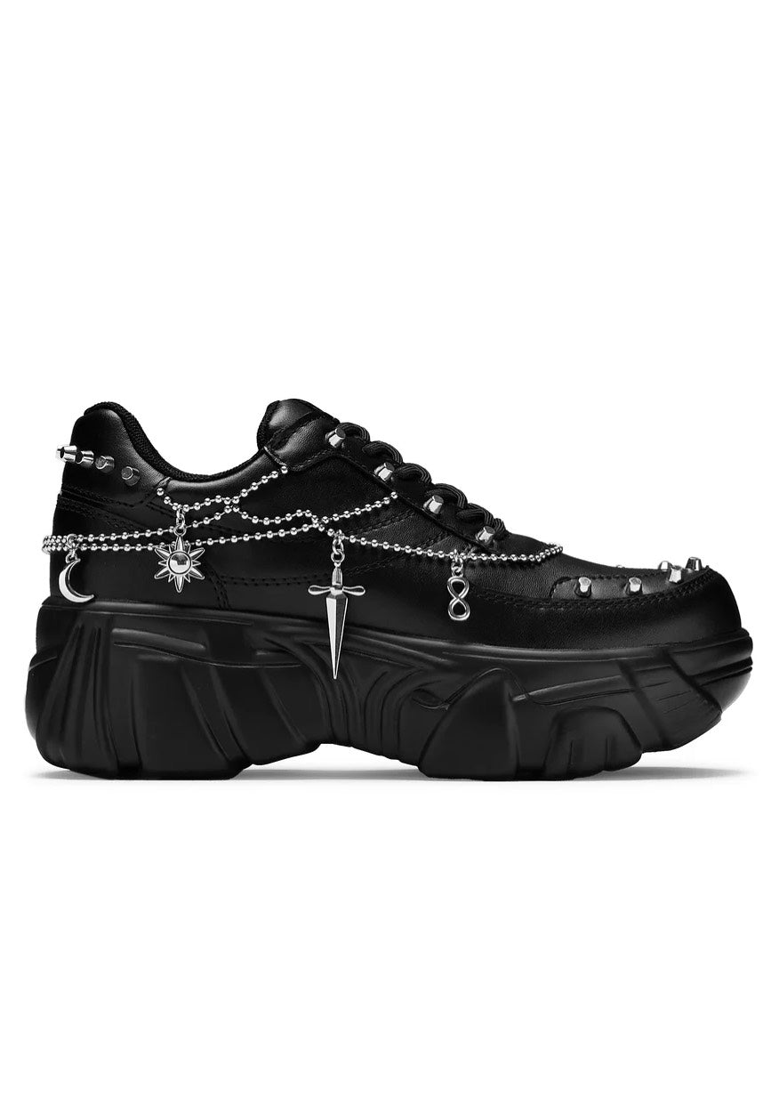 Koi Footwear - JINX Mystic Charm Trainer Black - Girl Shoes | Women-Image