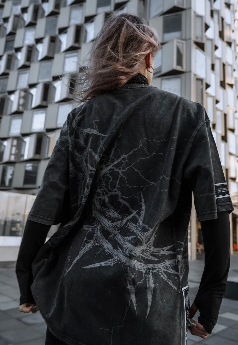 Stay Cold Apparel - Blackthorn Oversized Acid Washed Black - T-Shirt | Neutral-Image