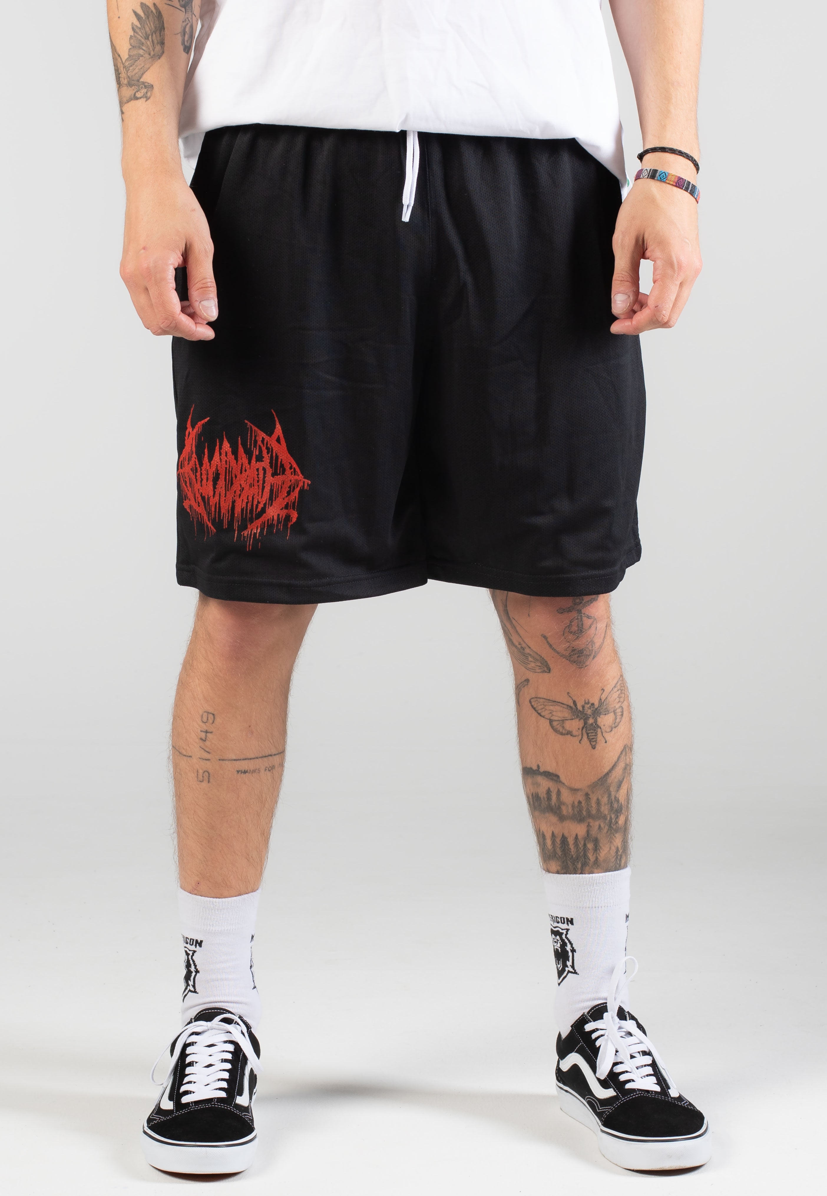 Bloodbath - Red Bloodbath Logo - Shorts | Men-Image