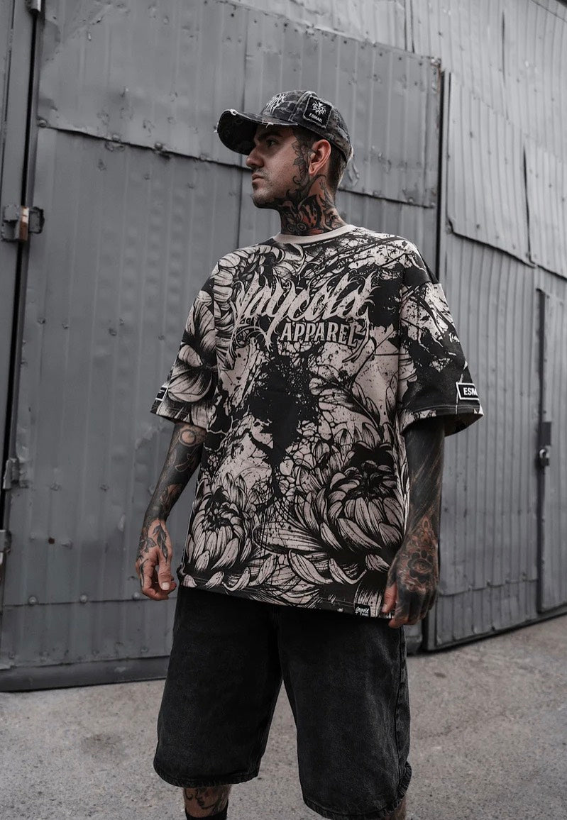 Stay Cold Apparel - Bloomwound Oversized - T-Shirt | Neutral-Image