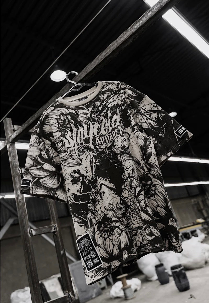 Stay Cold Apparel - Bloomwound Oversized - T-Shirt | Neutral-Image