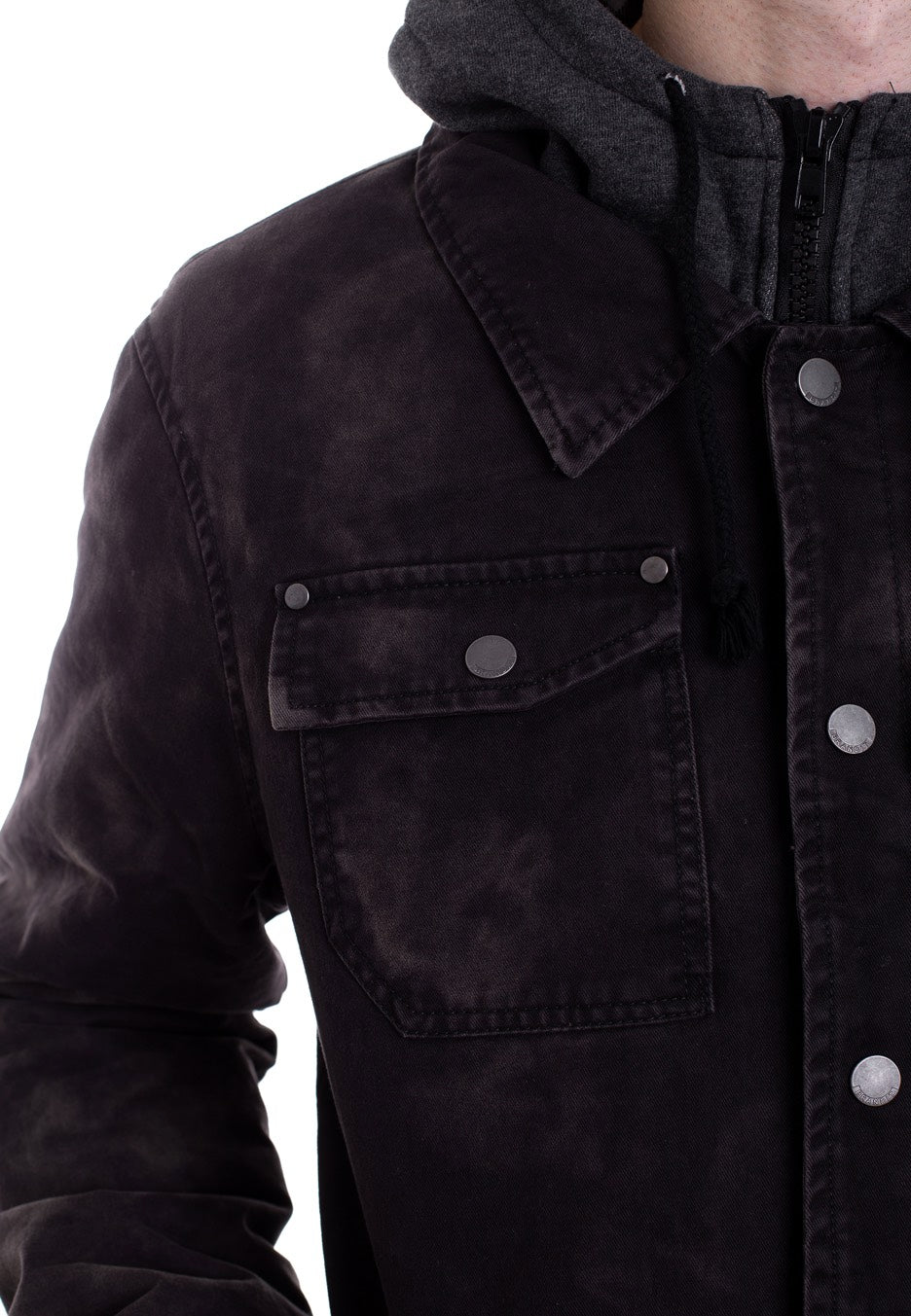 Brandit - Dayton Black Washed - Jacket | Men-Image