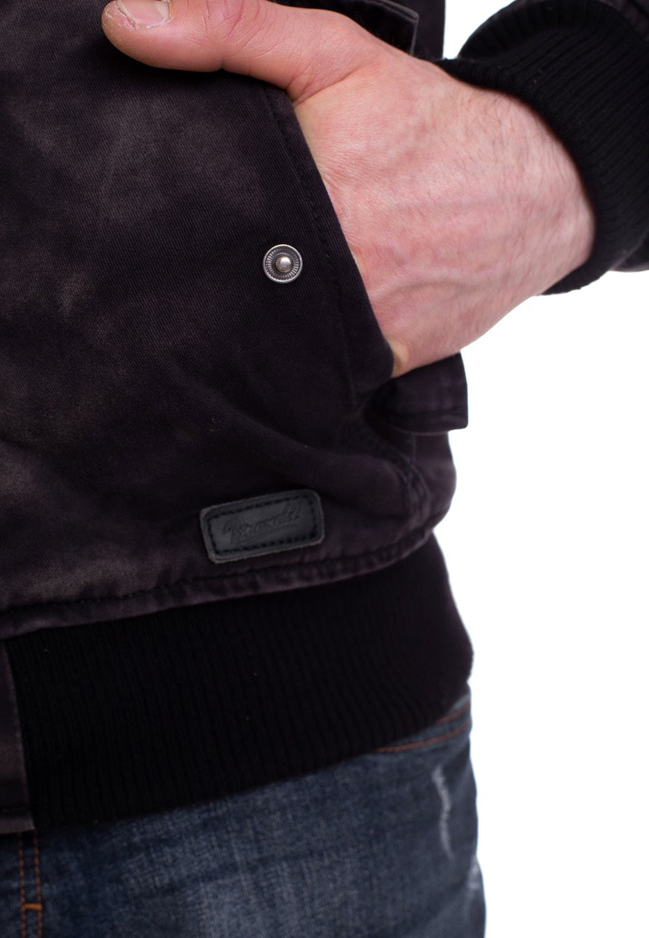 Brandit - Dayton Black Washed - Jacket | Men-Image