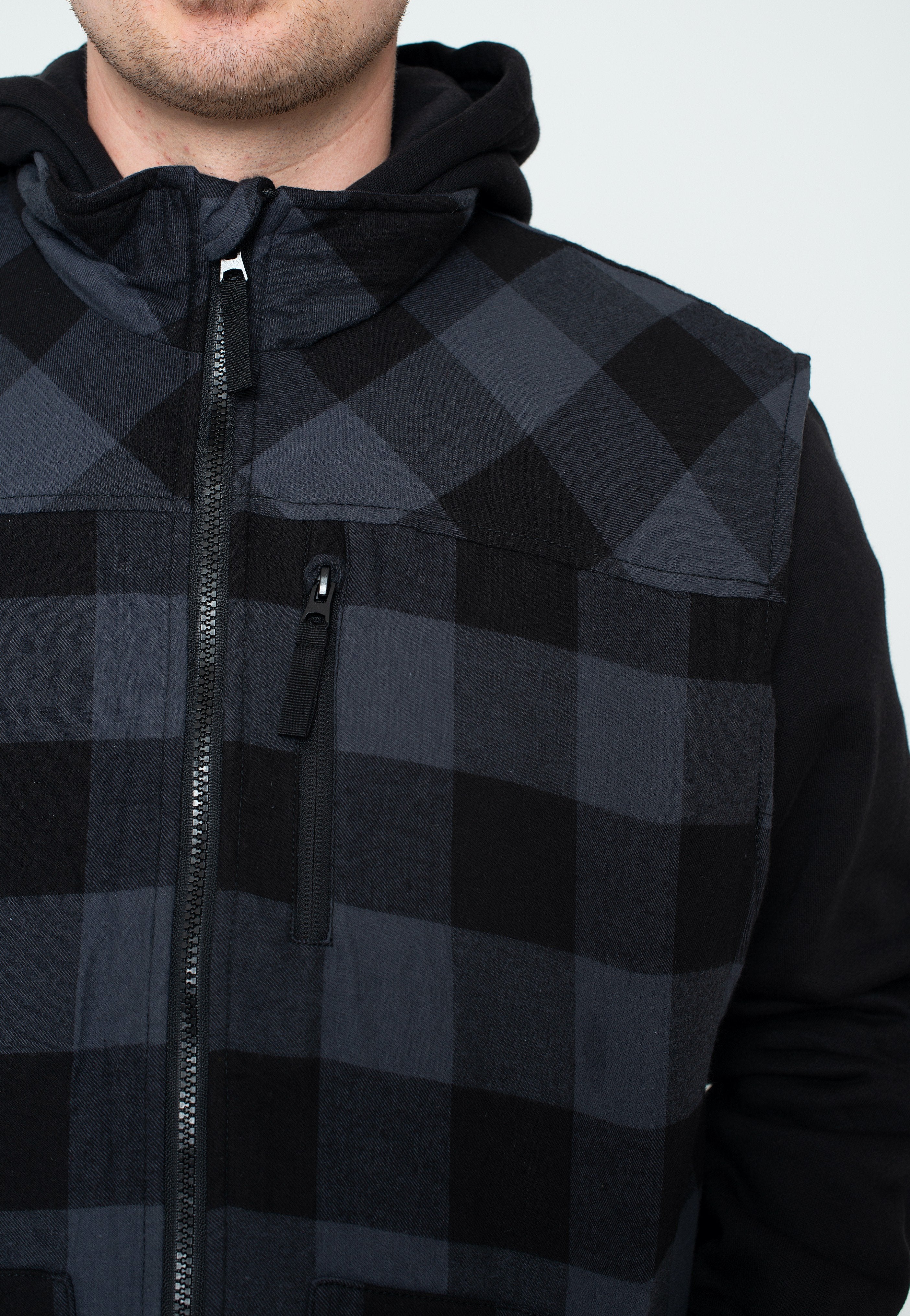 Brandit - Lumber Black/Grey - Vest