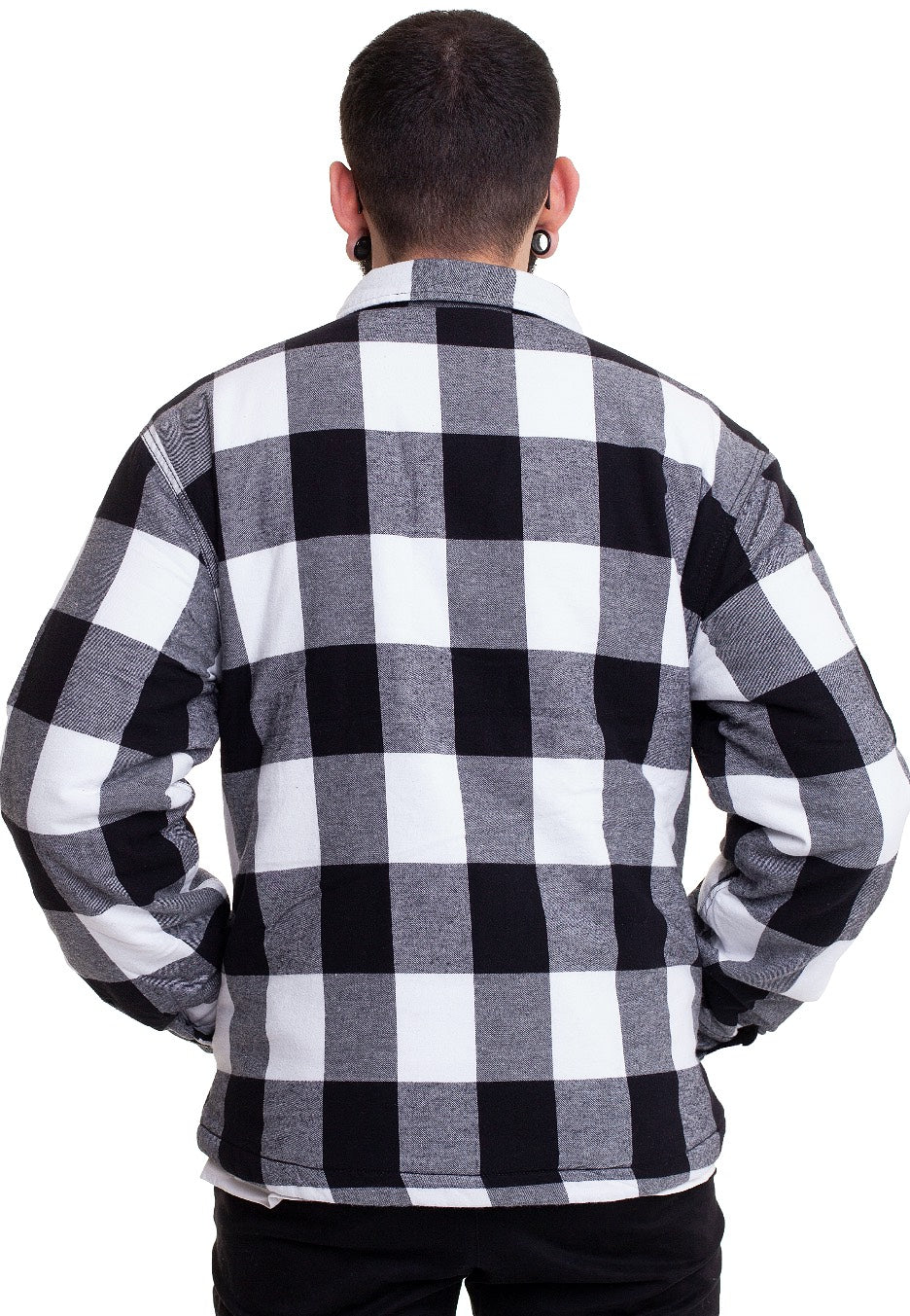 Brandit - Lumberjacket White/Black - Jacket | Men-Image