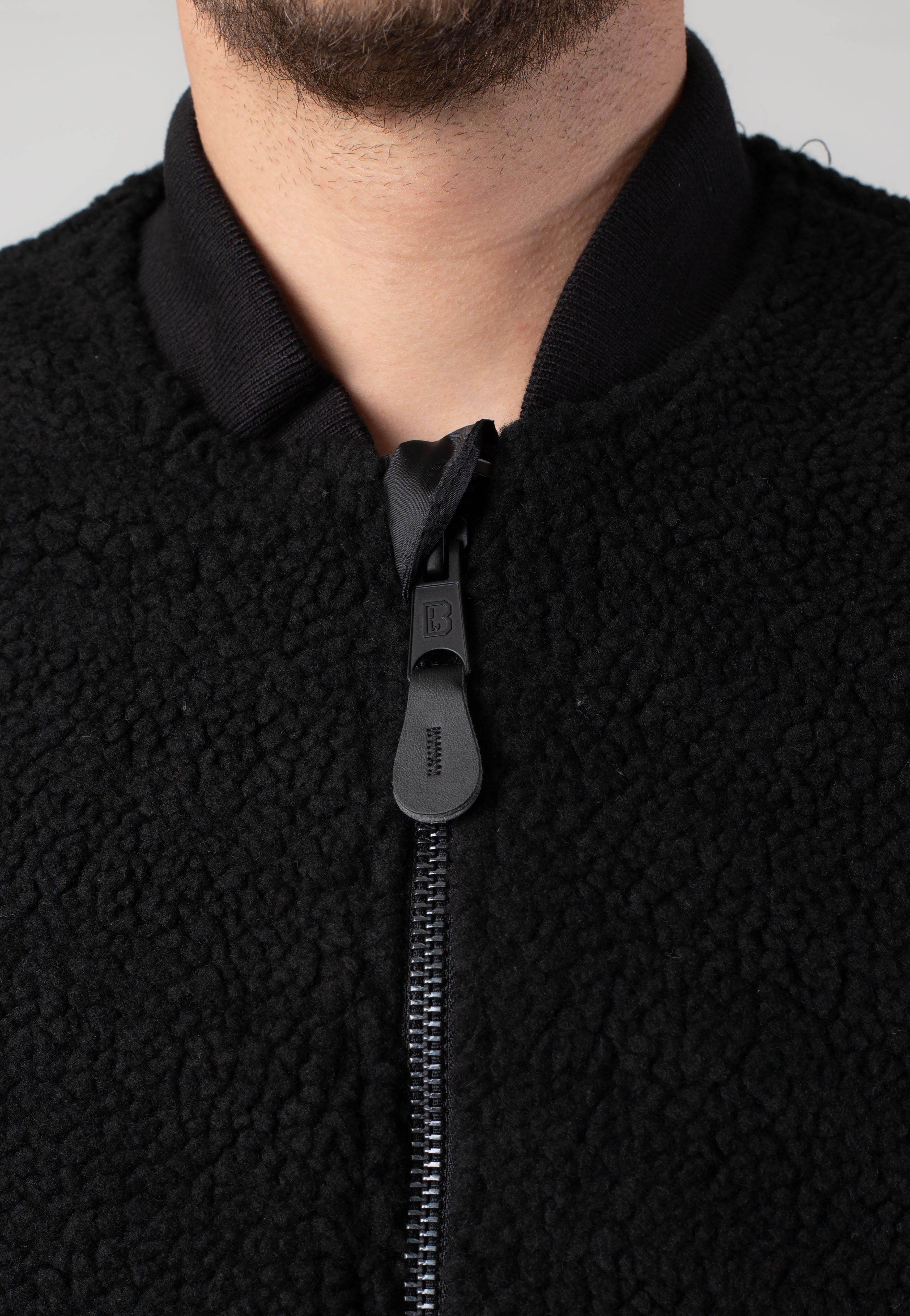 Brandit - MA1 Sherpa Black - Jacket | Men-Image