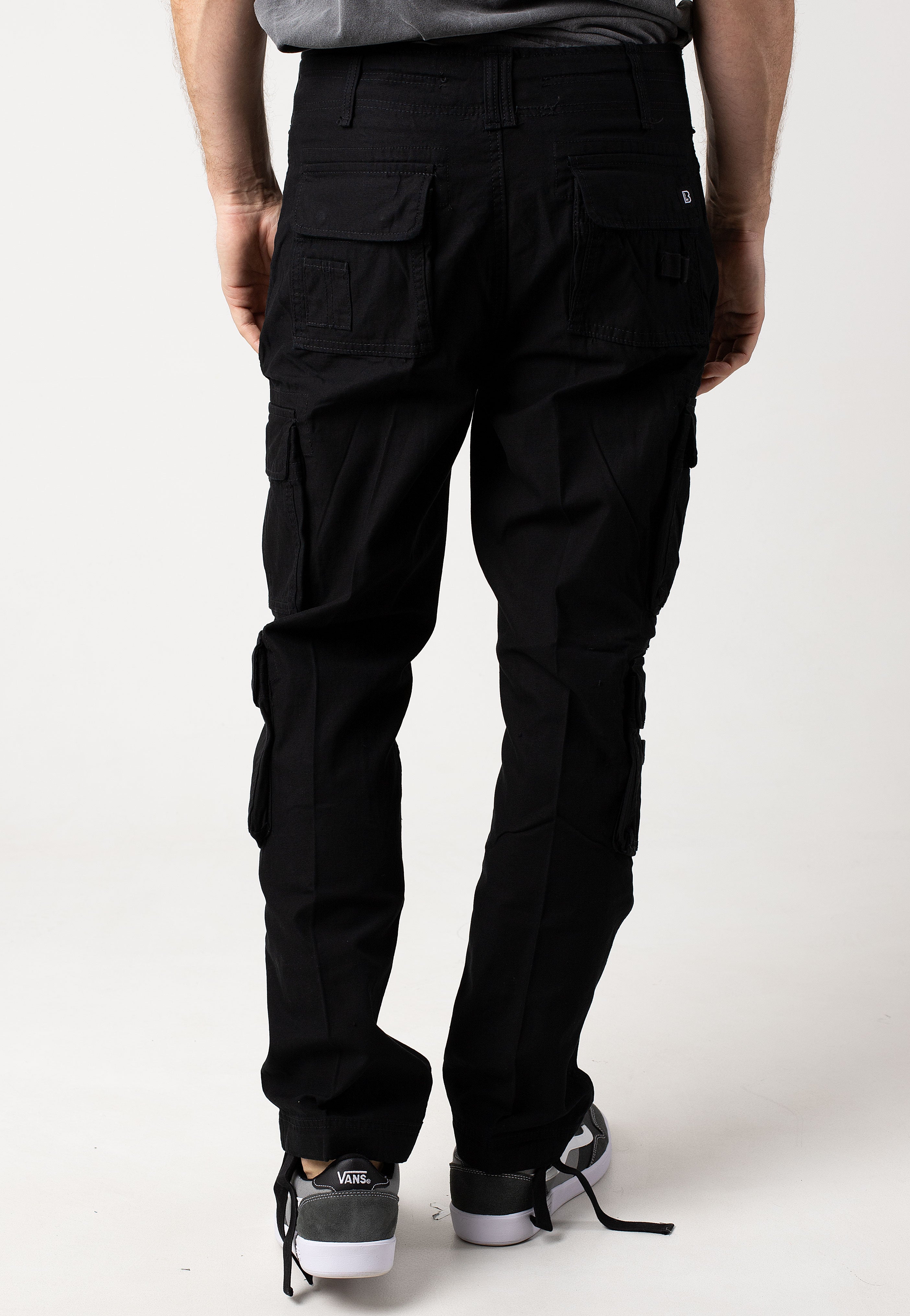 Brandit - Pure Slim Fit Black - Pants | Men-Image