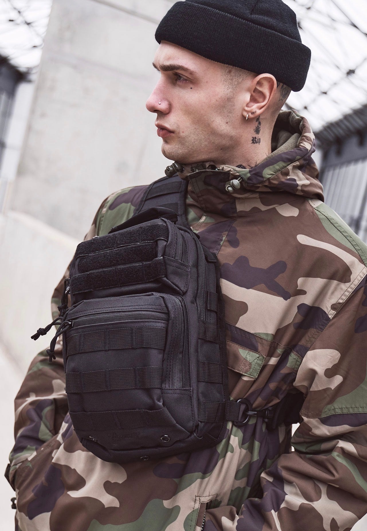 Brandit - US Cooper EveryDayCarry Sling Black - Backpack | Nuclear