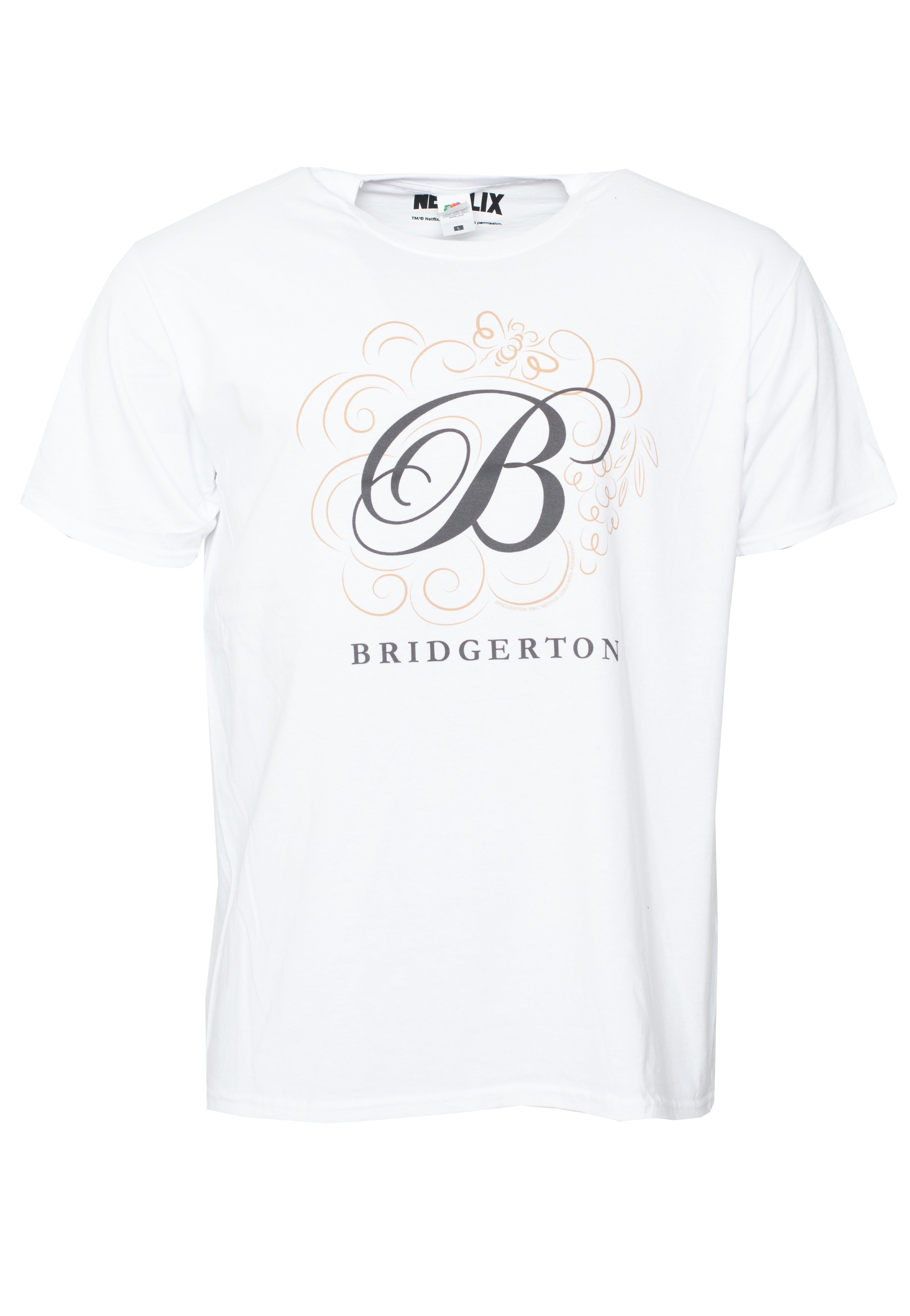 Bridgerton - Comic Style White - T-Shirt | Neutral-Image