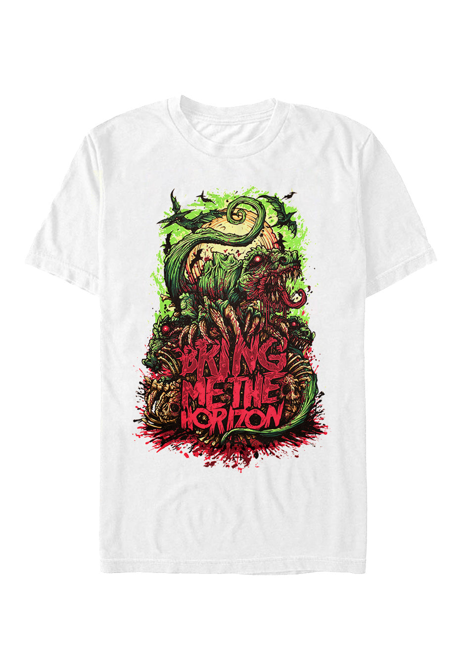 Bring Me The Horizon - Dinosaur White - T-Shirt | Nuclear Blast
