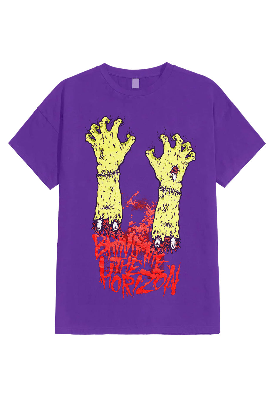 Bring Me The Horizon - Zombie Hands Purple - T-Shirt | Nuclear Blast